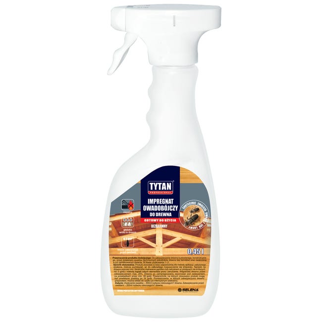 Impregnat owadobójczy 0,45 l Tytan