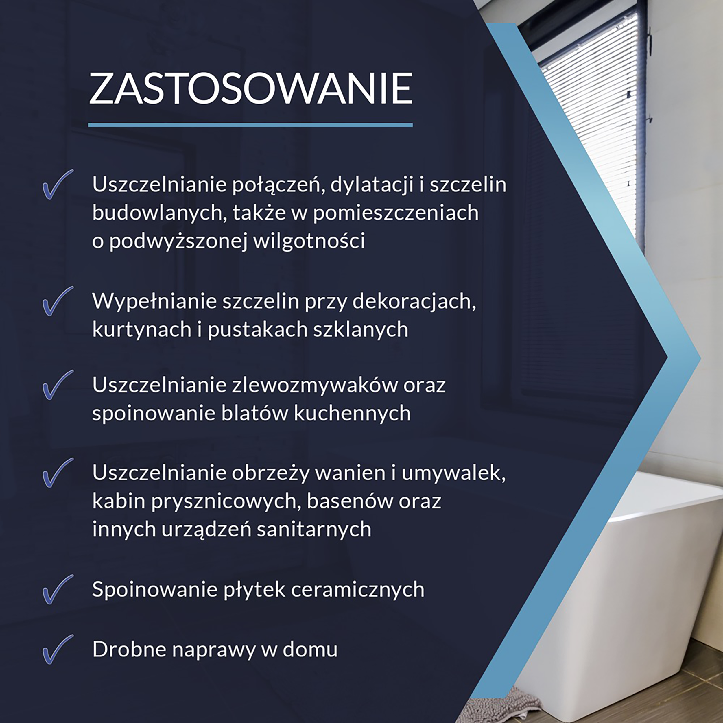 Silikon sanitarny 20 ml Biały Tytan - 4