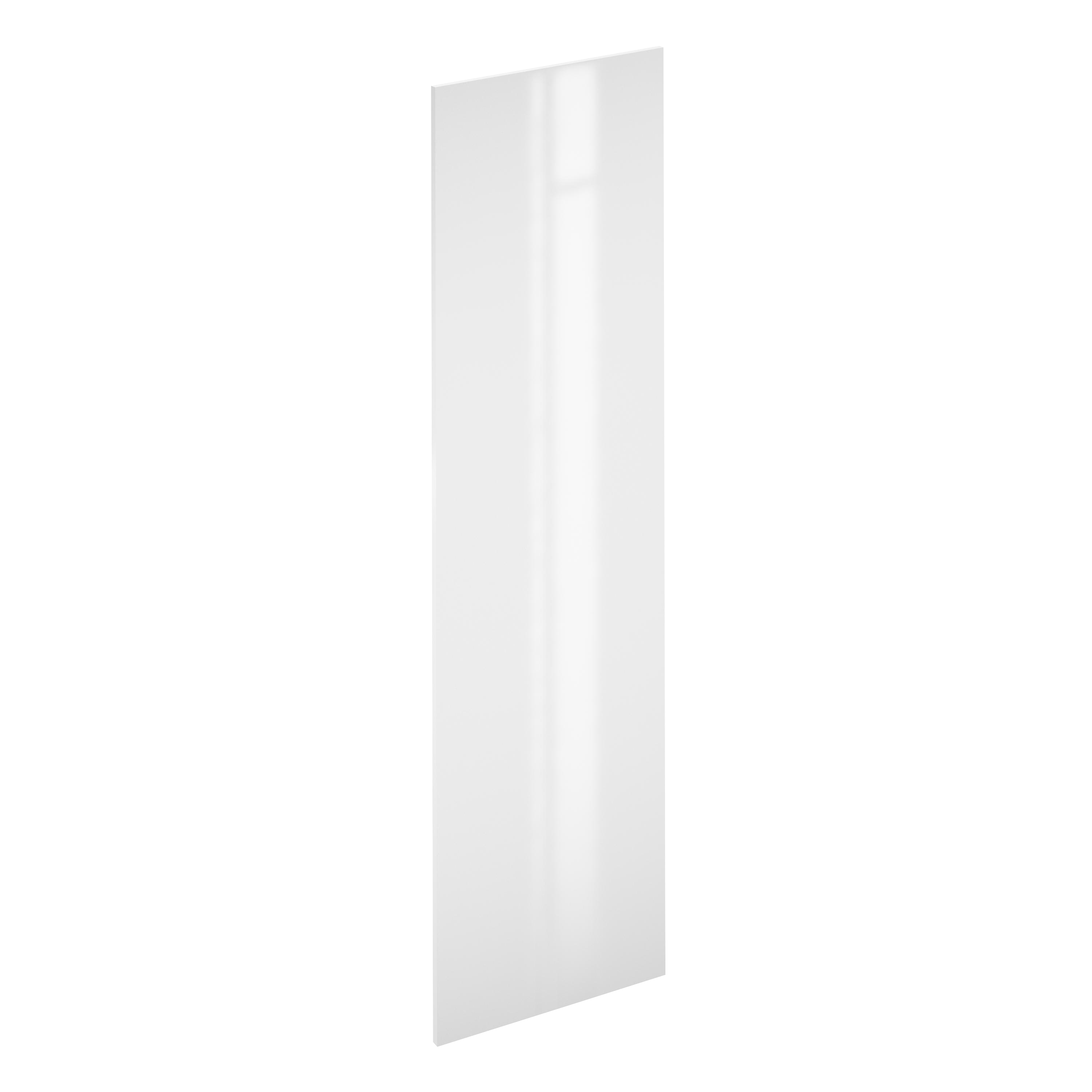 Zaślepka boczna szafki kuchennej lakierowana Tokyo FS60x215 cm biały połysk Delinia iD