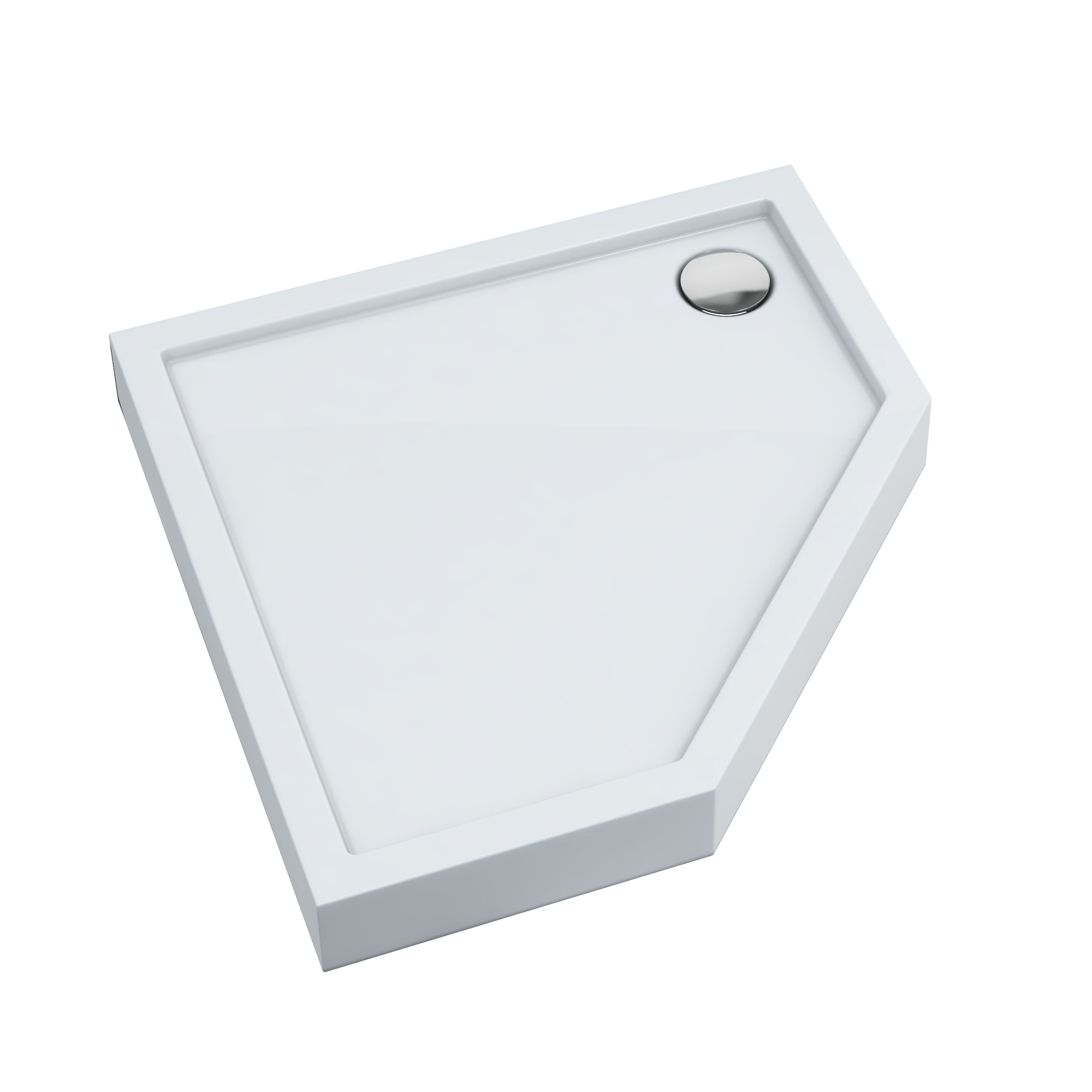 Brodzik do kabiny prysznicowej płaski Frigo 90x90x12 cm Sensea - 4