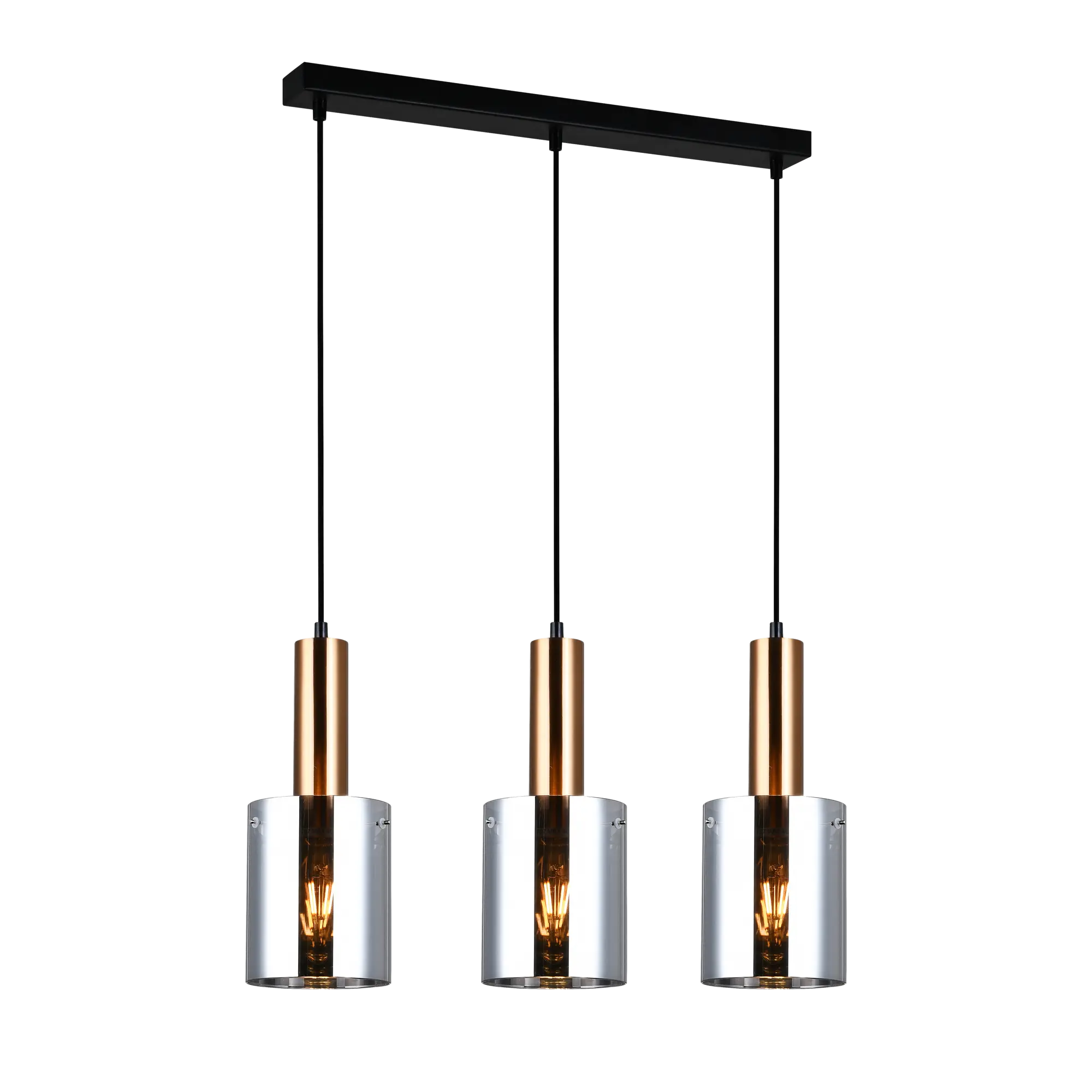 Lampa wisząca Sardo mosiądz 3 x E27 Italux - 3