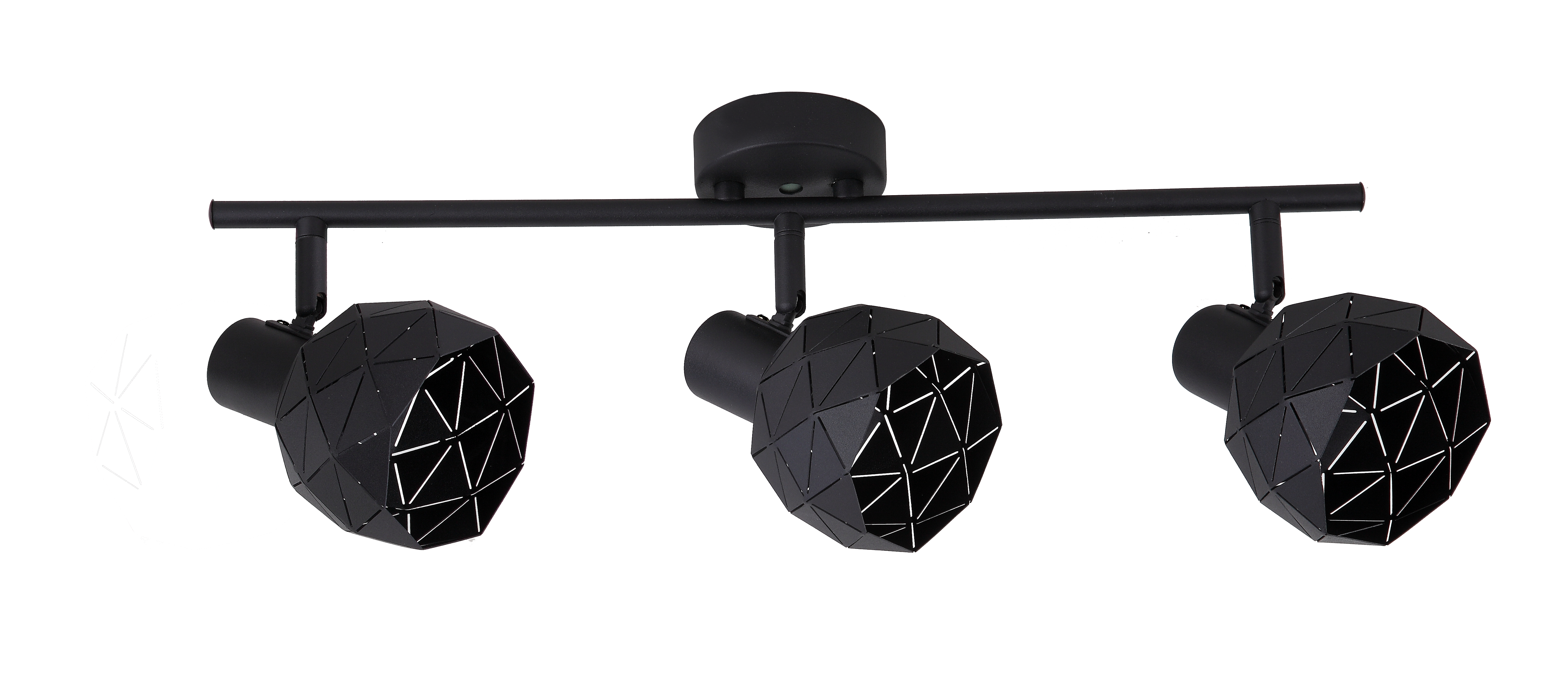 Listwa reflektorowa Reus czarna 3 x E14 Light Prestige