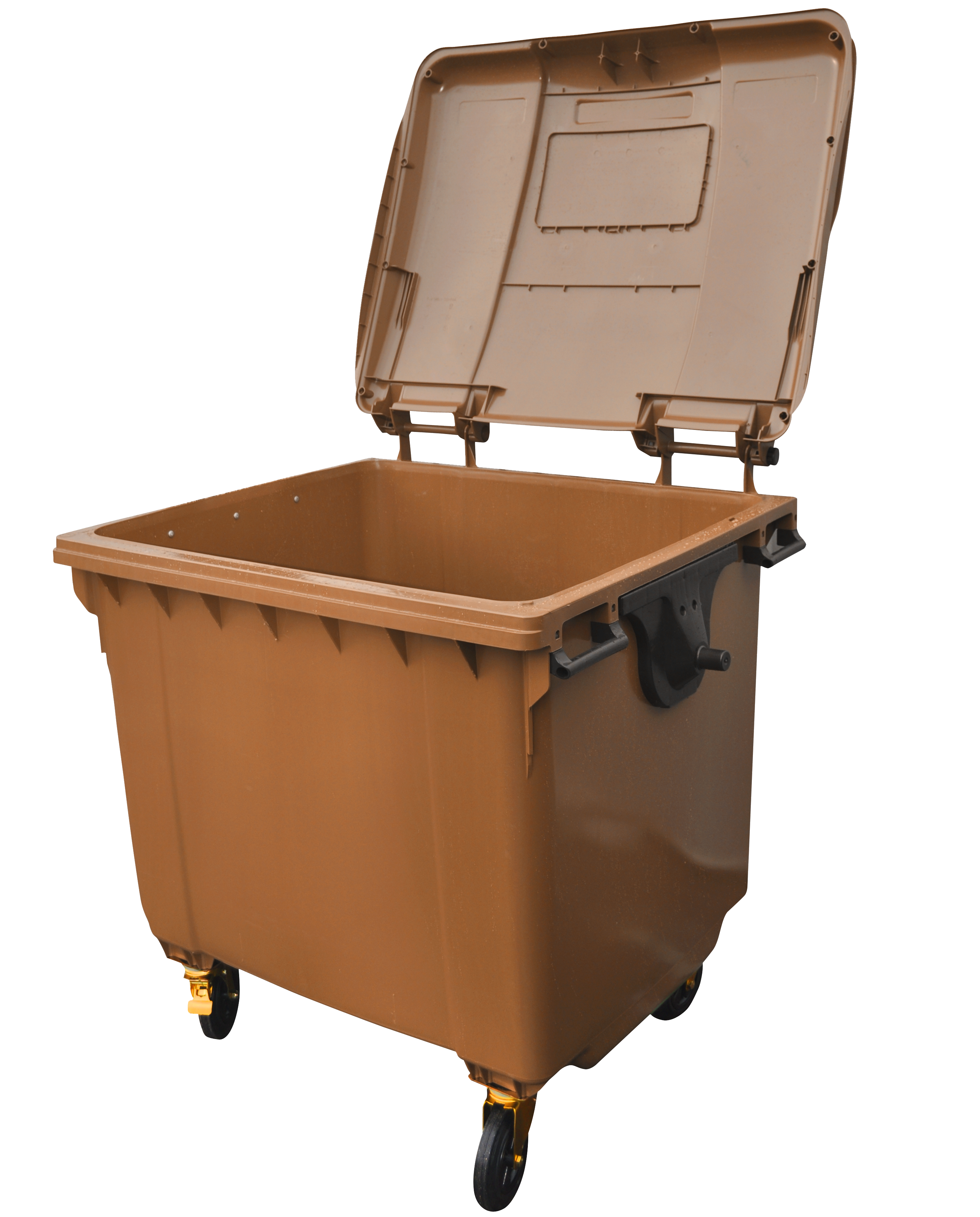 Pojemnik na odpady biodegradowalne 1100l brązowy MGB ESE