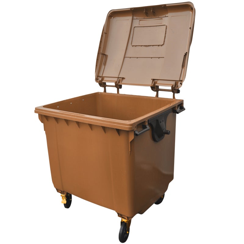 Pojemnik na odpady biodegradowalne 1100l brązowy MGB ESE