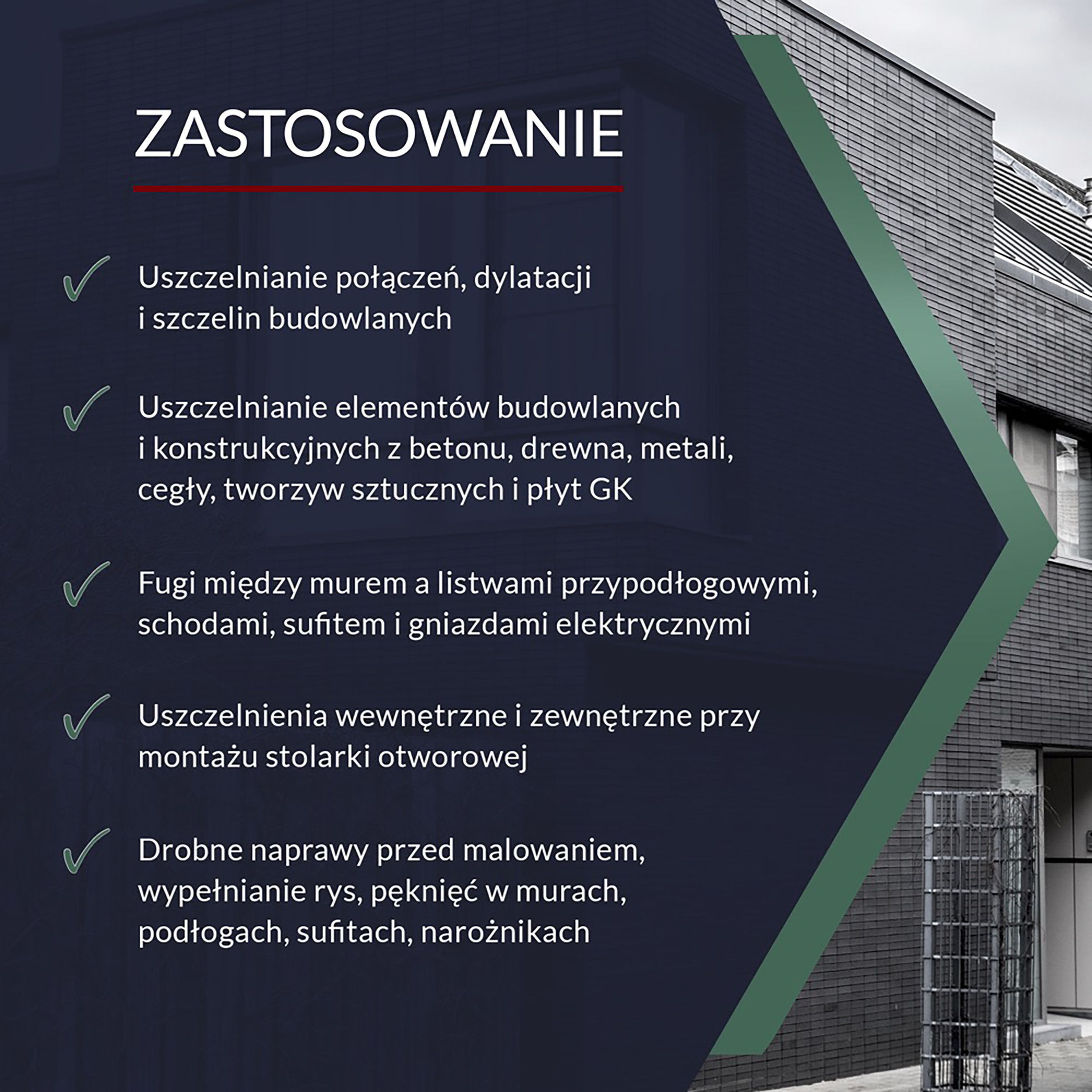 Akryl do fasad 280 ml Biały Tytan - 2