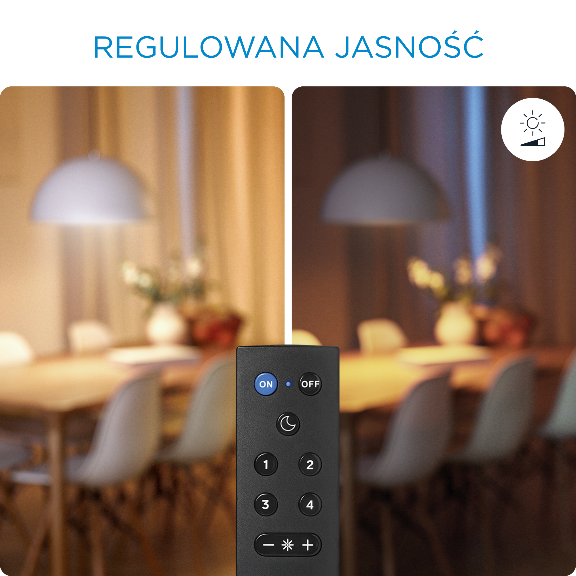 Pilot WIZmote do kontroli oświetlenia Wiz Smart lighting - 3