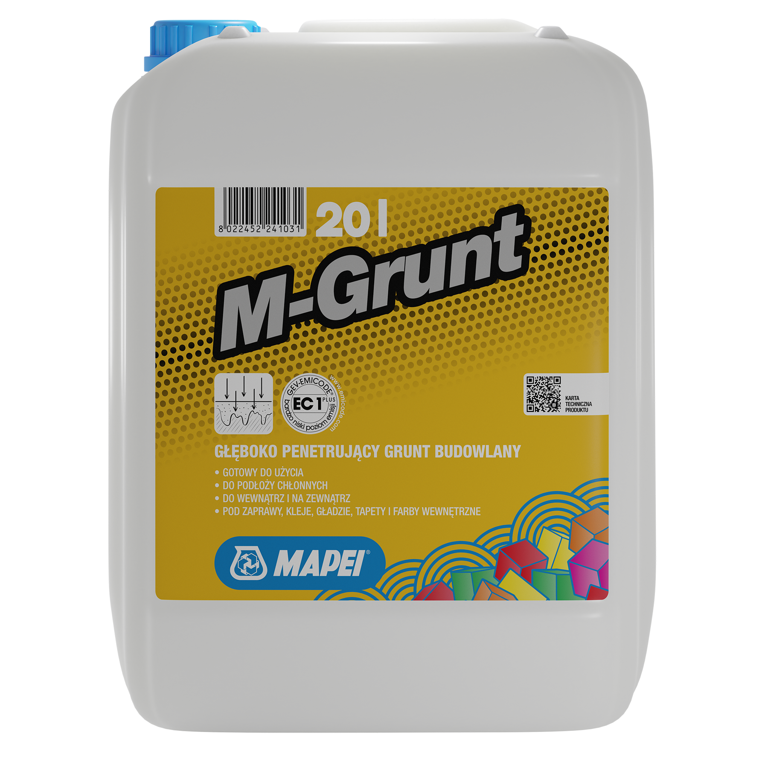 Grunt głęboko penetrujacy M-GRUNT 20L MAPEI