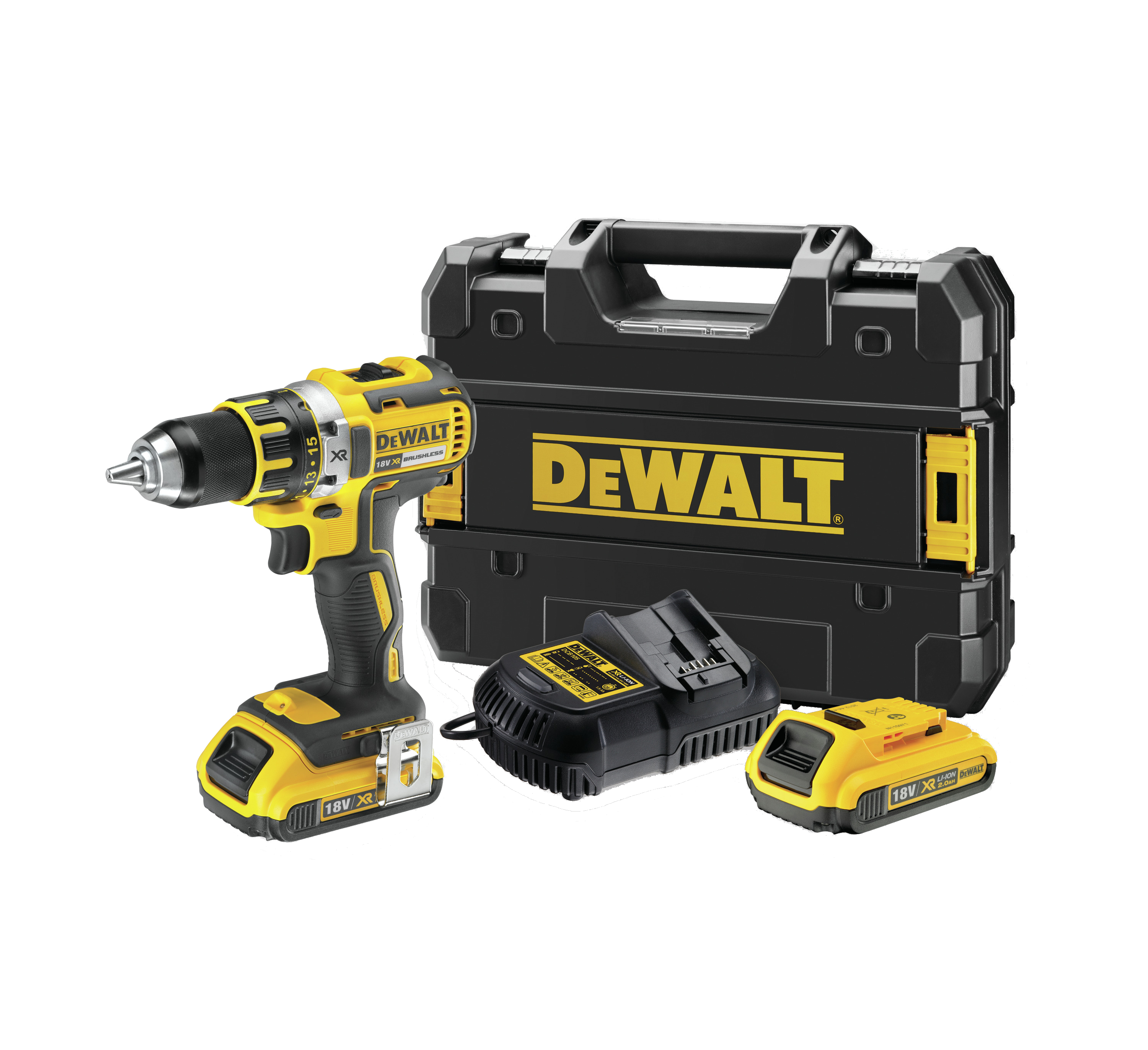 Wiertarko-wkrętarka bezszczotkowa DEWALT DCD790D2-QW 18V 2Ah Li-Ion - 3