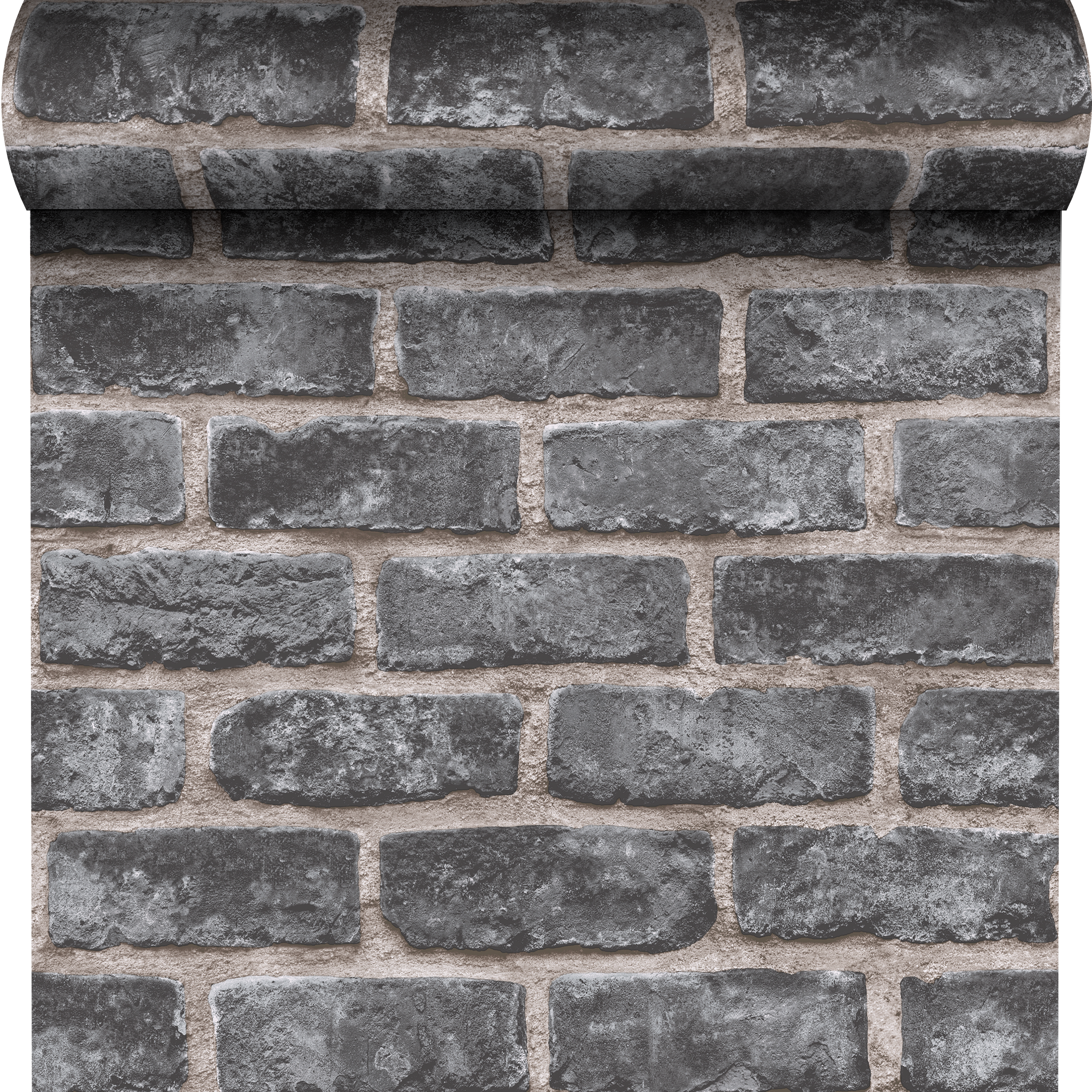 Tapeta Grey Brick 3D szara imitacja cegły winylowa na flizelinie Inspire