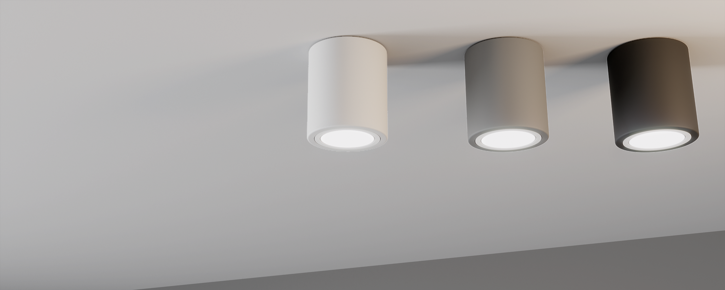 Oprawa stropowa natynkowa JUPITER śr. 10 cm biała E27 POLUX - 3