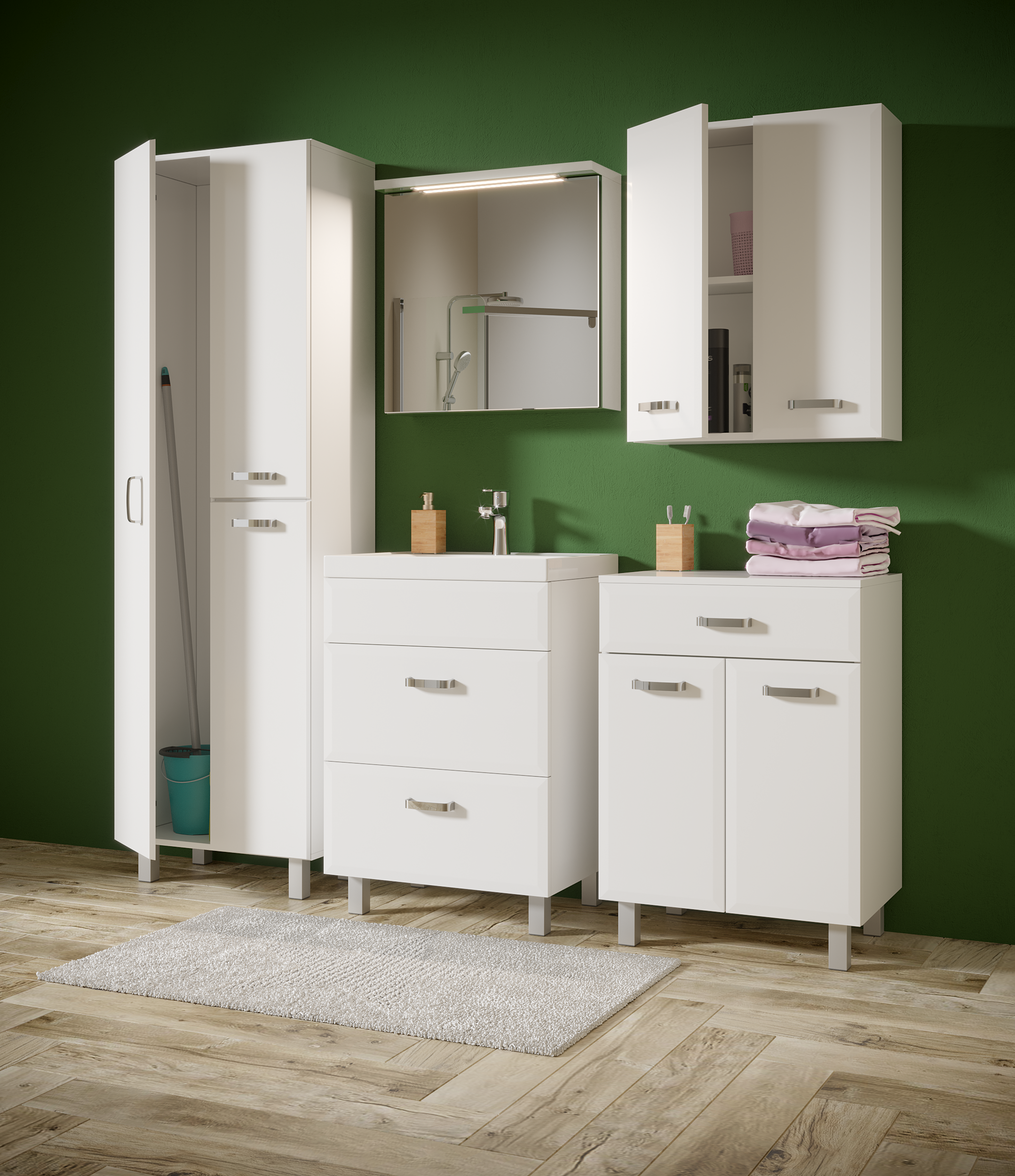 Umywalka ceramiczna Storm 60 Sensea - 5