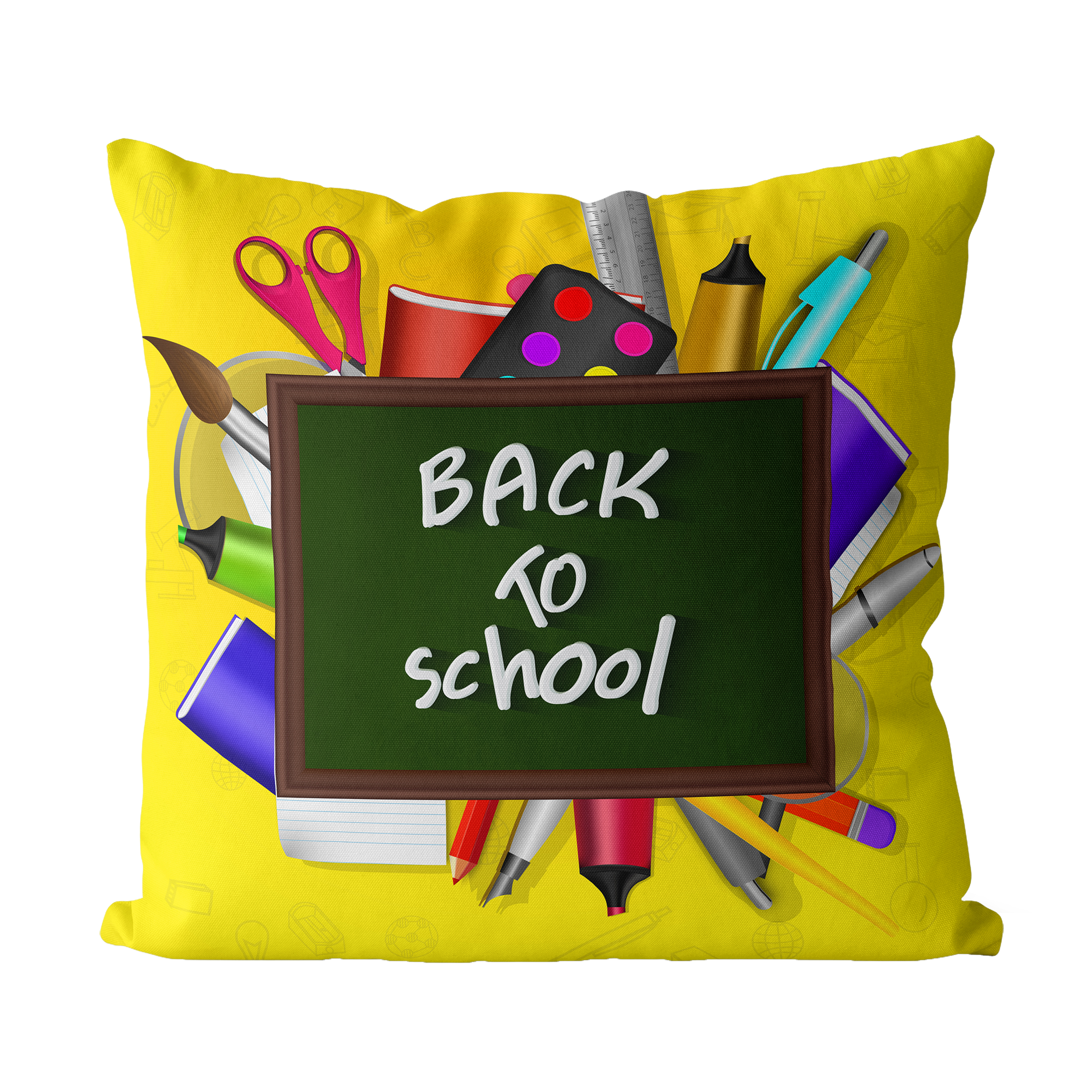 Poduszka dla dzieci Schoolmania Tablica 45 x 45 cm
