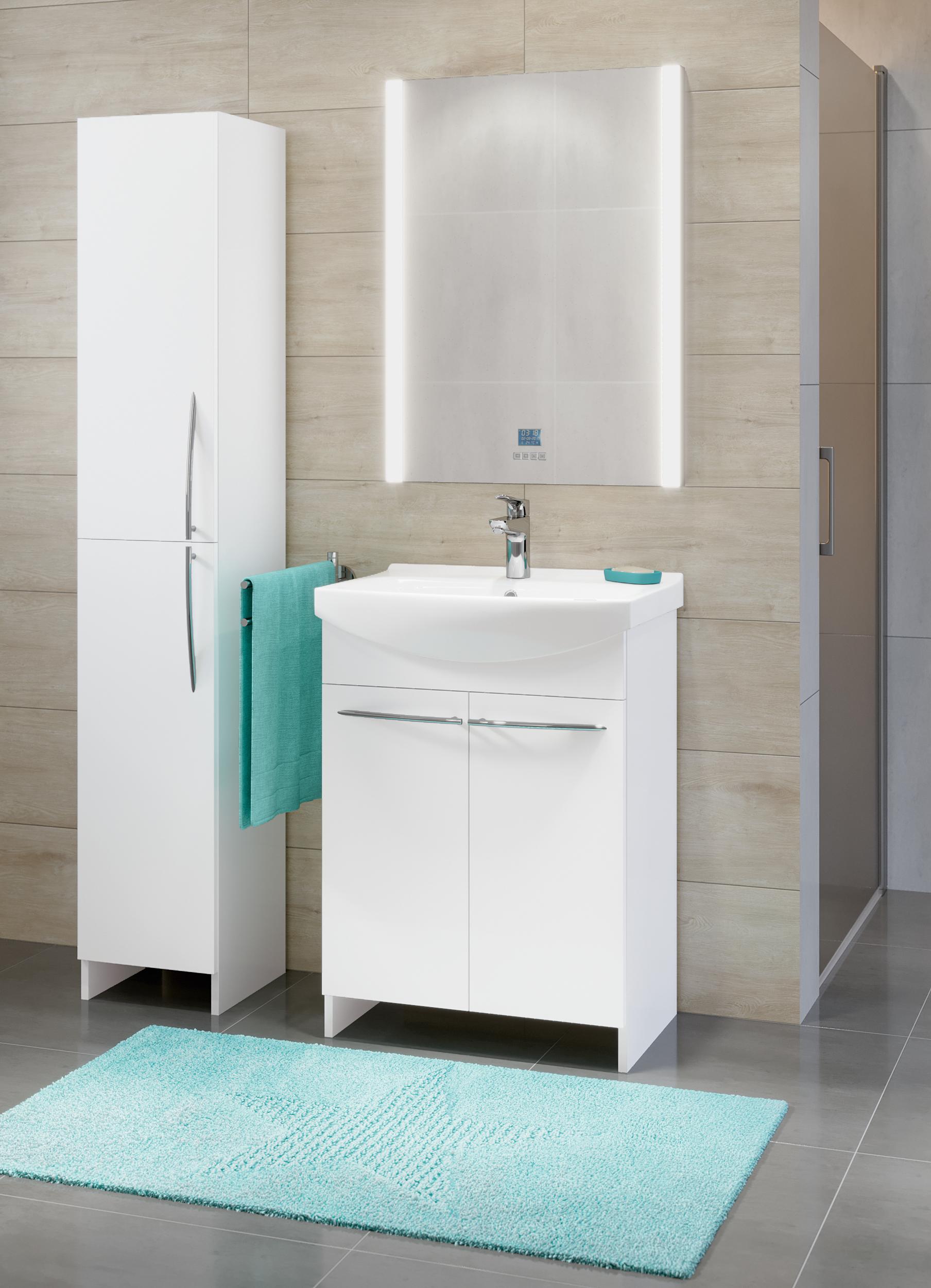 Zestaw szafka z umywalką Arsena 60.5 Cersanit - 9