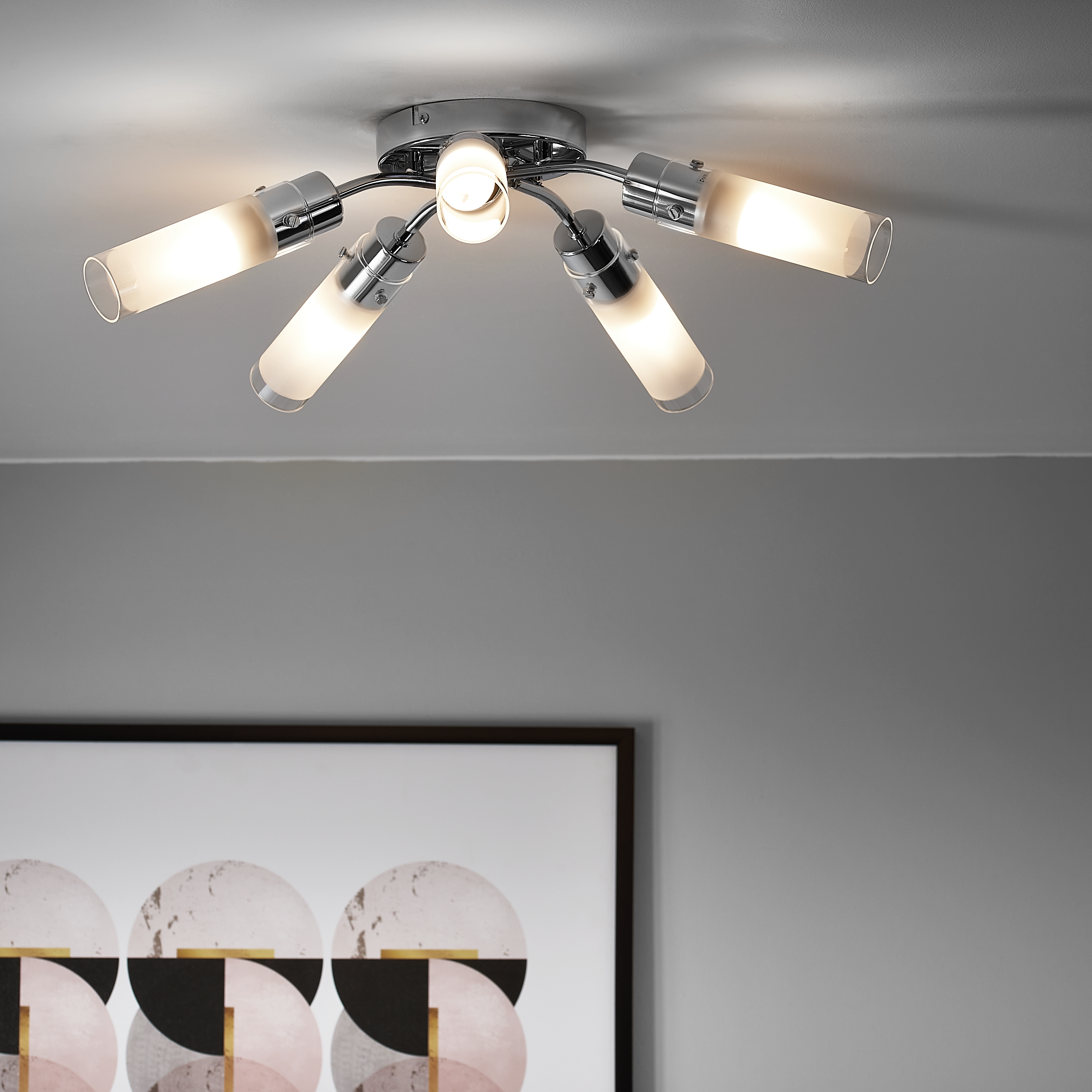 Lampa sufitowa Element chrom E14 - 2