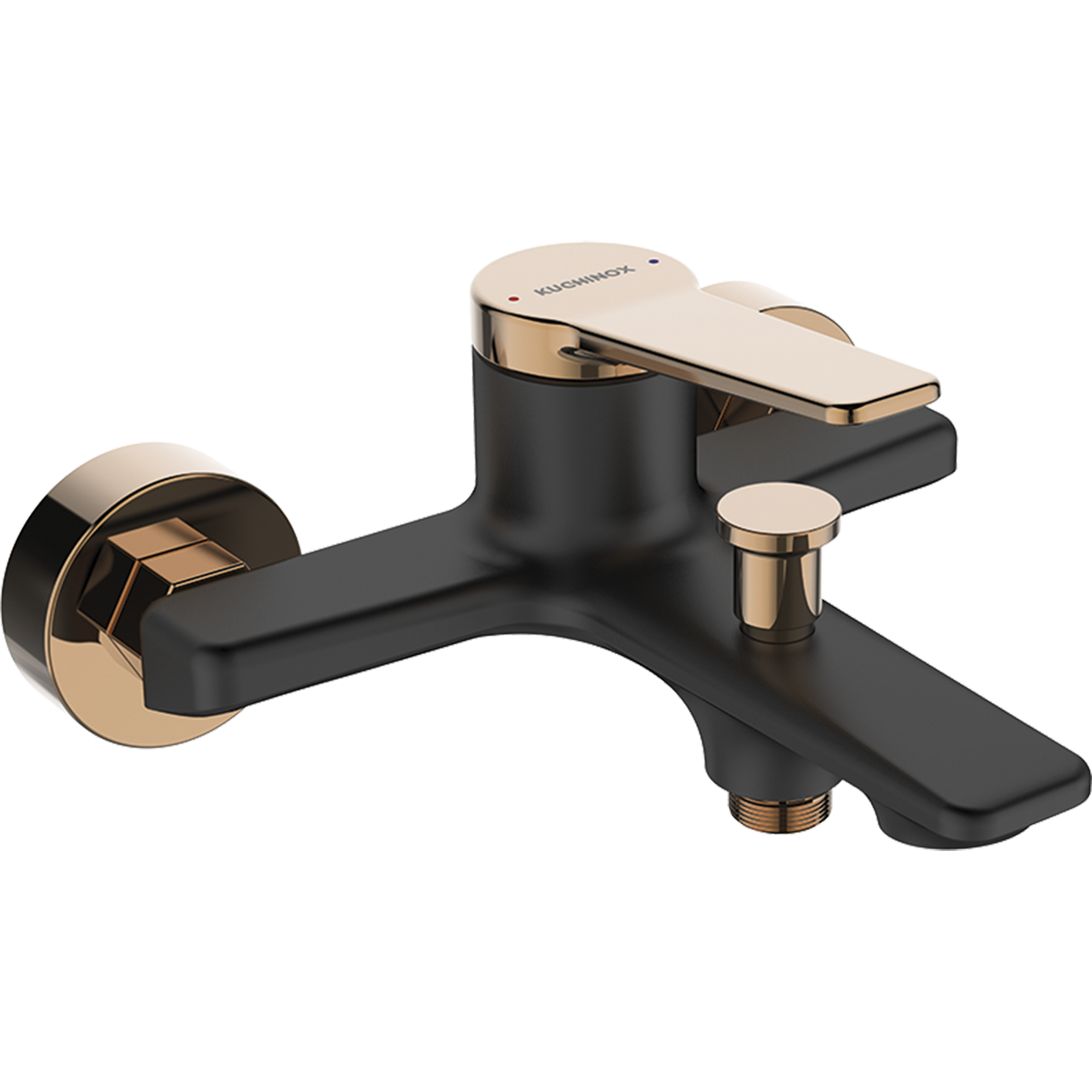 Bateria wannowa czarna Alanis Kuchinox