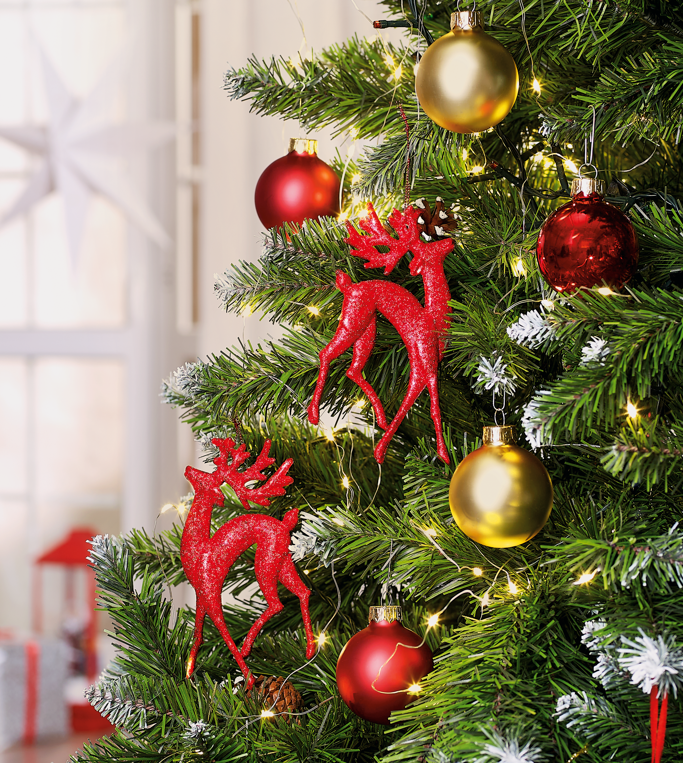 Bombki szklane 6cm 20szt. złote tuba Vitbis - 7