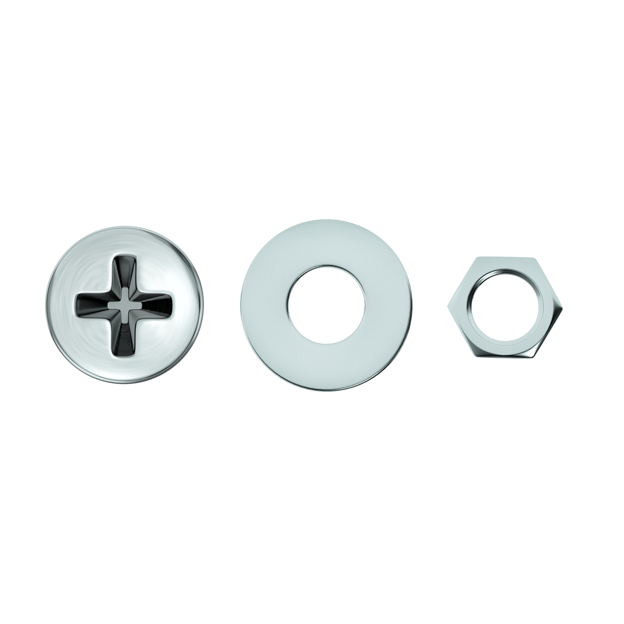 Śruba walcowa z rowkiem 30 mm stal ocynk 3 x 16 mm 30 szt. Standers - 2