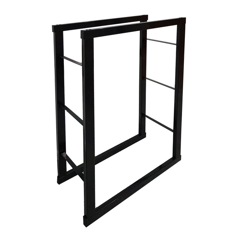 Zdjęcia - Akcesorium kominkowe Stojak na drewno kominkowe B181 Czarny