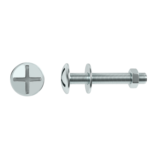 Śruba łeb kulisty 15 mm stal ocynk 4 x 30 mm 15 szt. Standers
