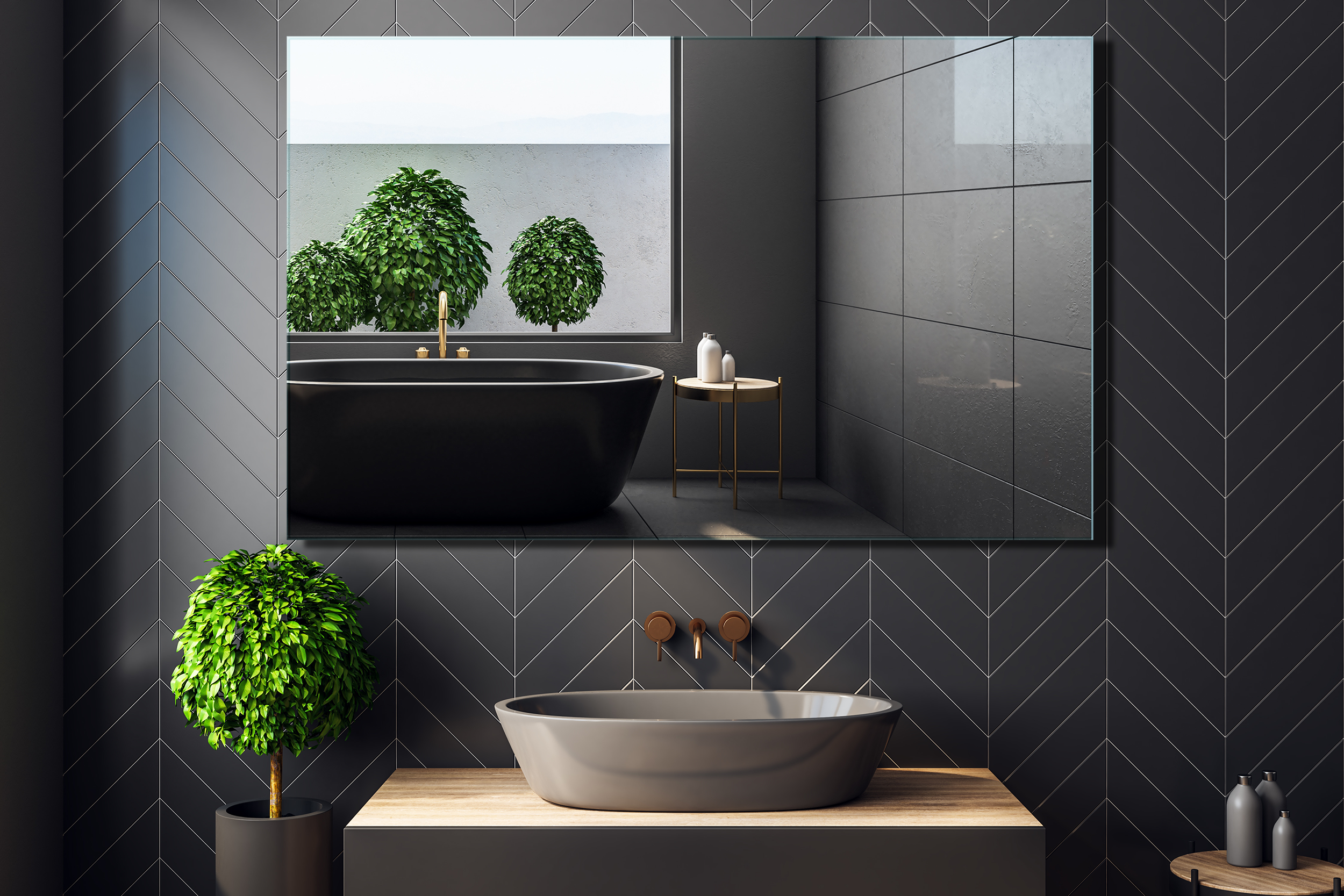 Lustro bez oświetlenia SOLE 120 x 80 VENTI - 3