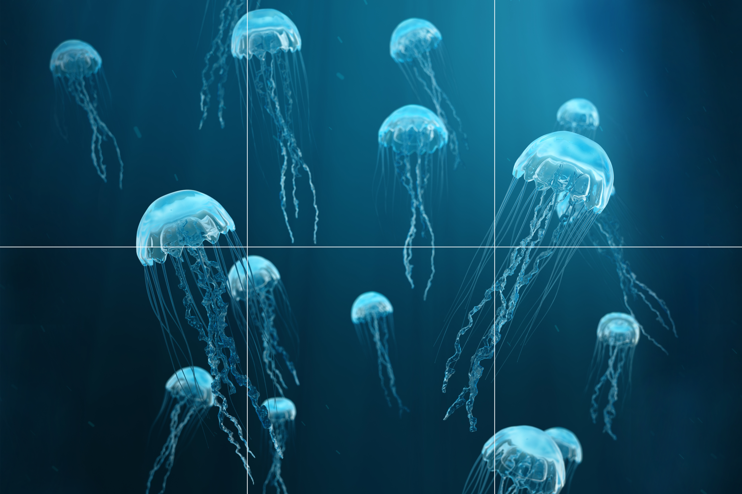 Obraz 6 elementowy Medusa-2 120x180 Alfa-Cer