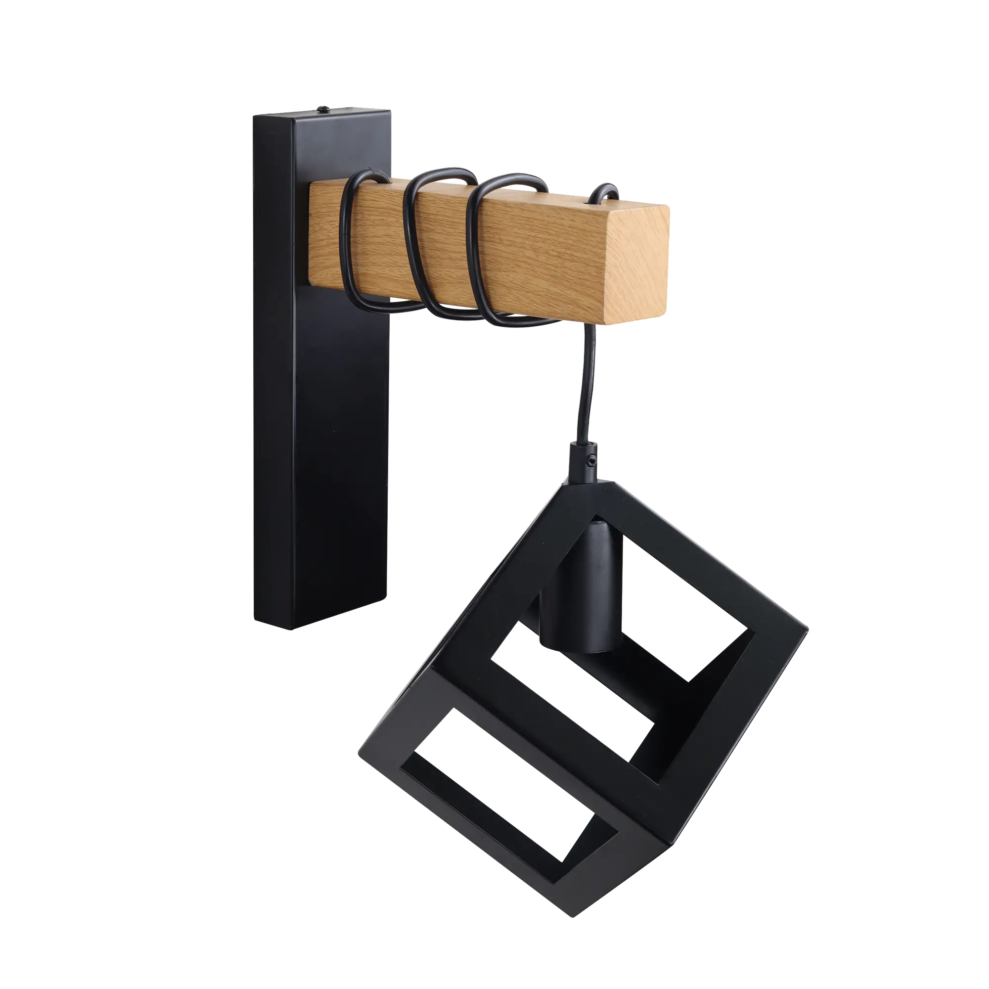 Kinkiet Sweden czarny E27 Il Mio - 3