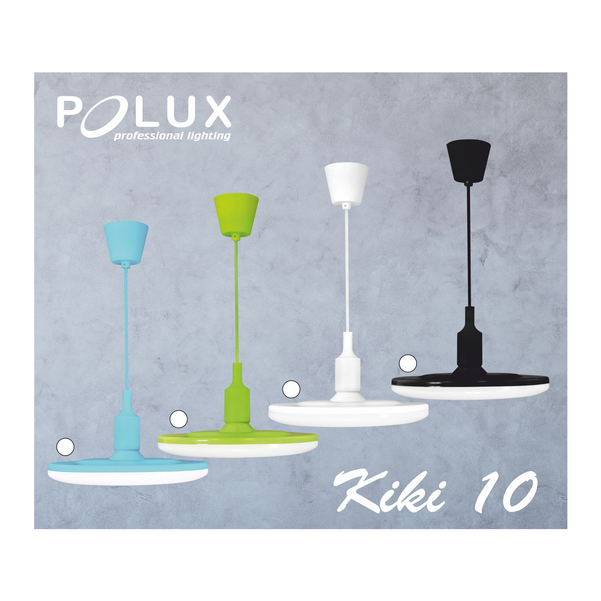 Lampa wisząca Kiki czarna 850 lm E27 Polux - 7