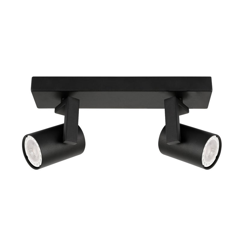 Listwa reflektorowa Mola czarna 2 x GU10 Italux