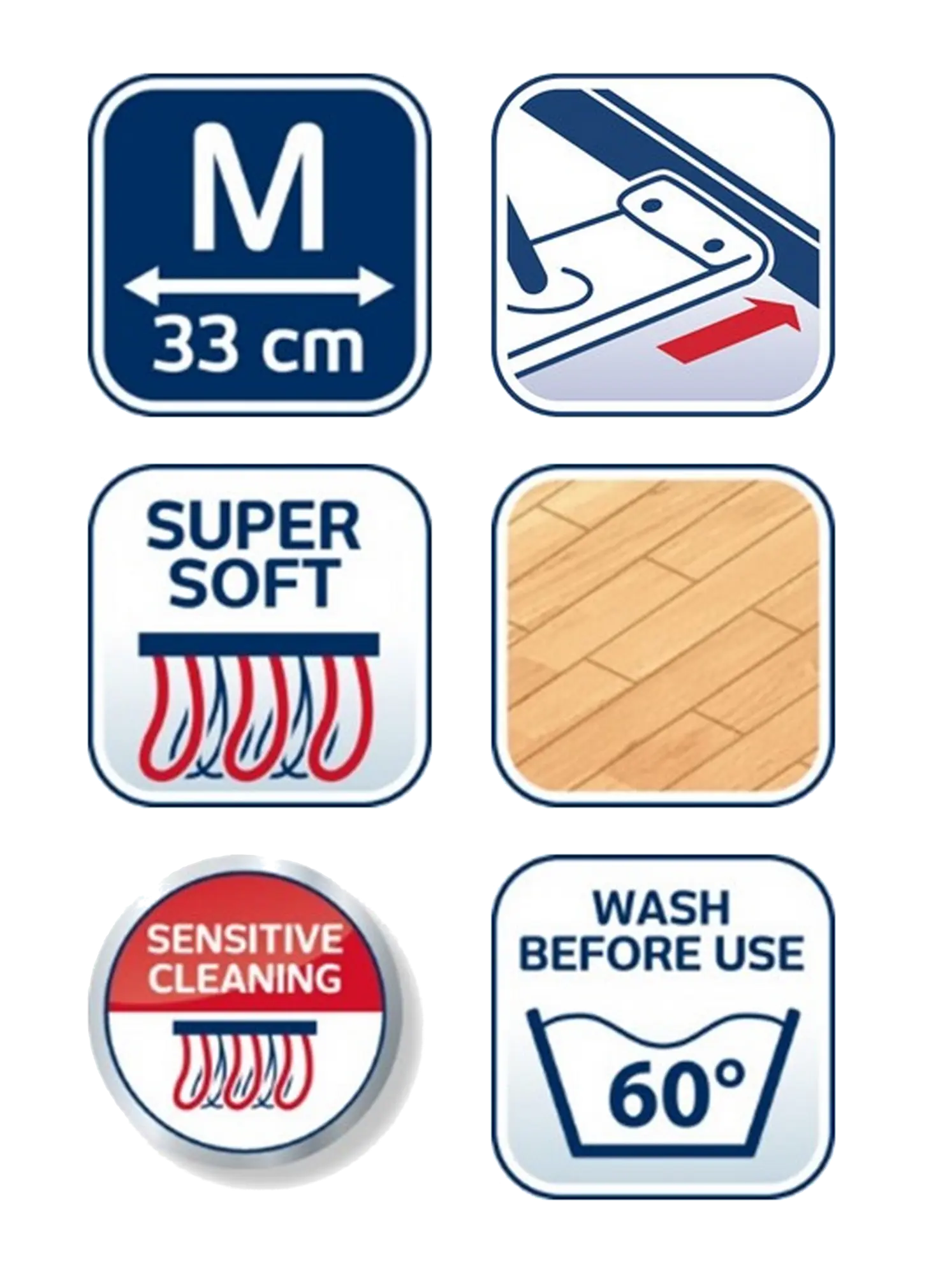 Nakładka do mopa COMBI M SUPER SOFT LEIFHEIT - 4