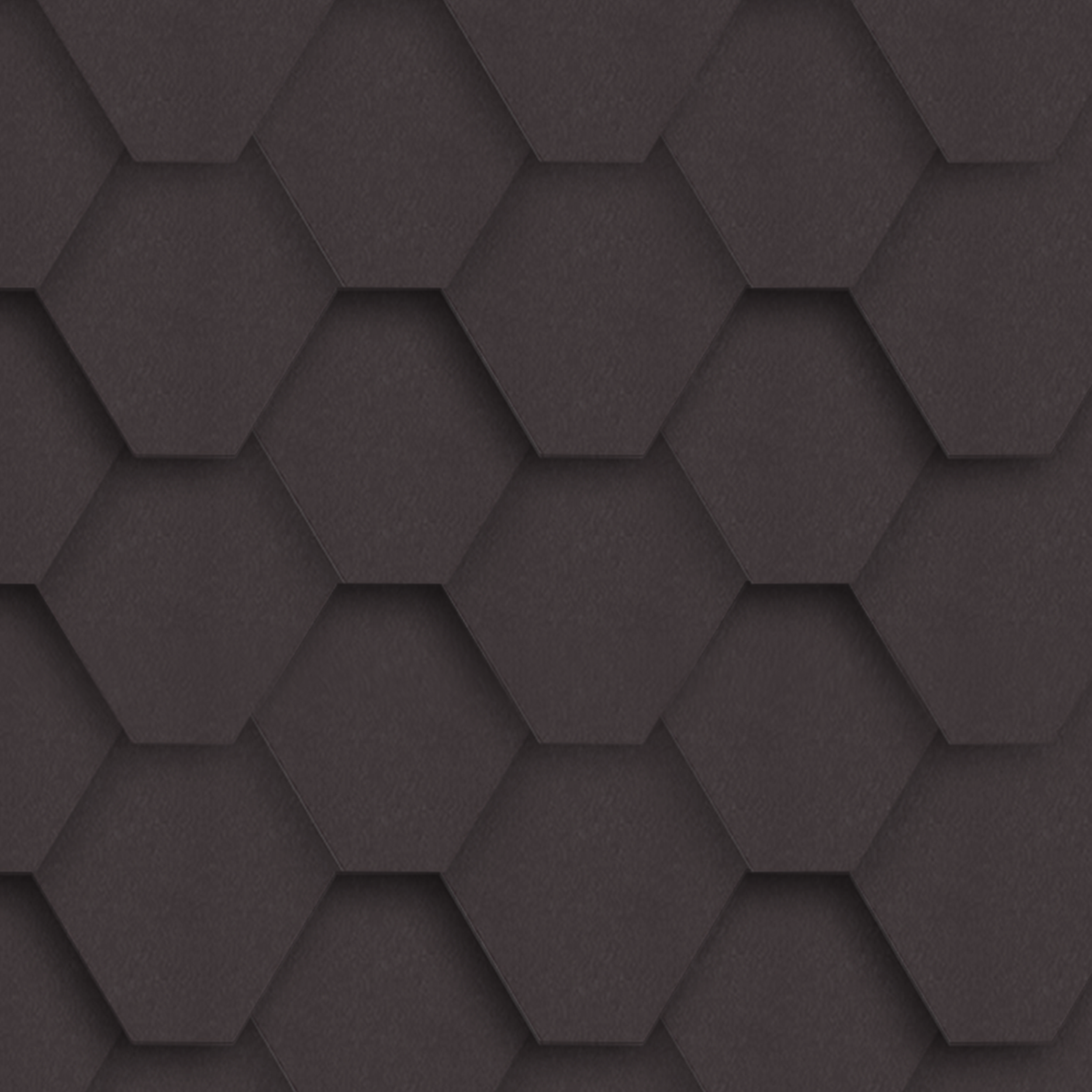Gont bitumiczny Hexagonalny grafitowy 3 m2 Izolmat
