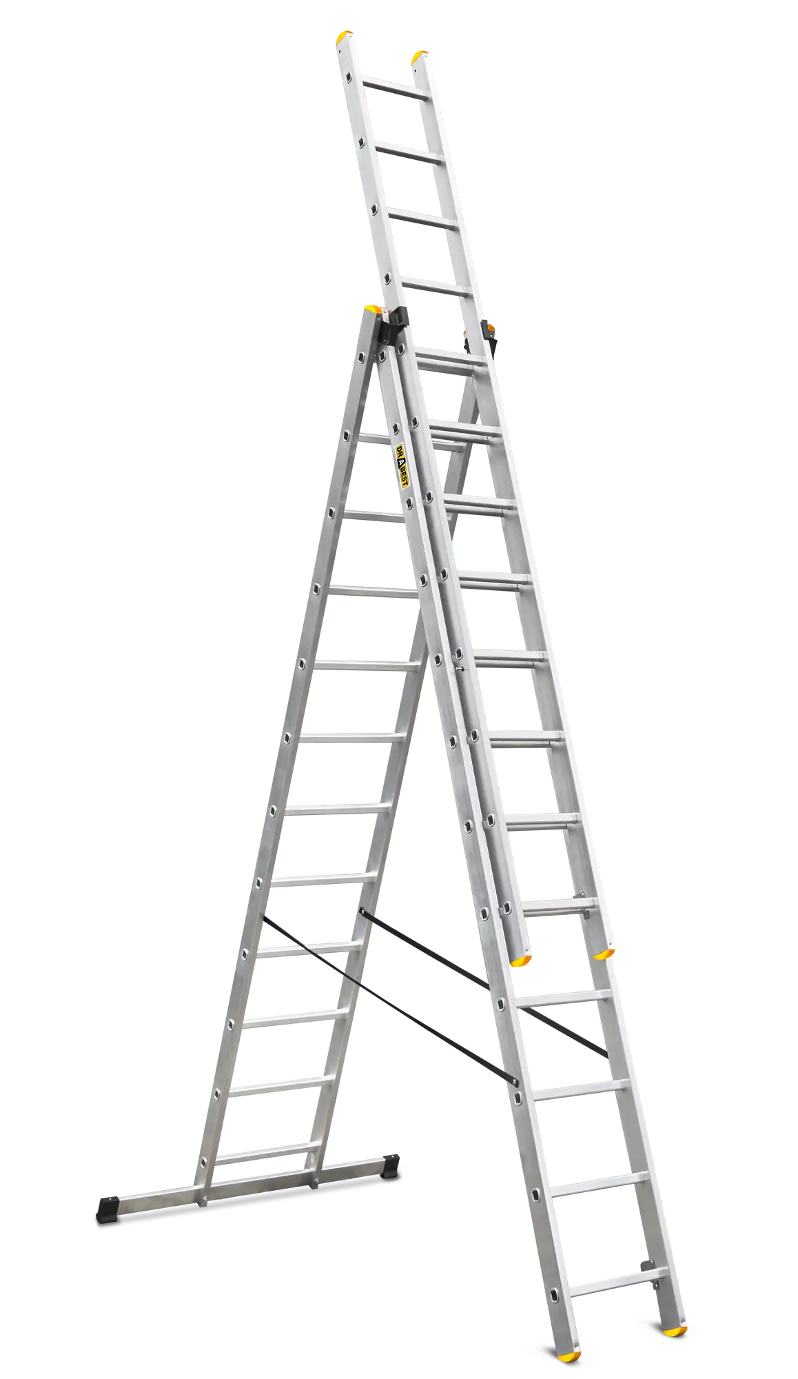 Drabina aluminiowa 3-cześciowa wielofunkcyjna Pro 3x12 DRABEST