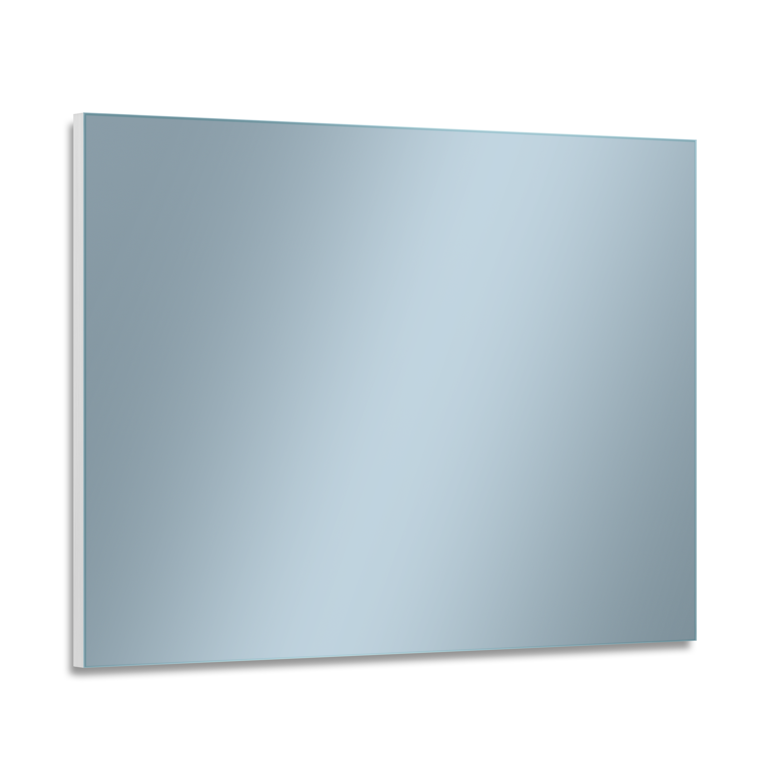 Lustro bez oświetlenia rama aluminium SOLE 100 x 80 VENTI - 6