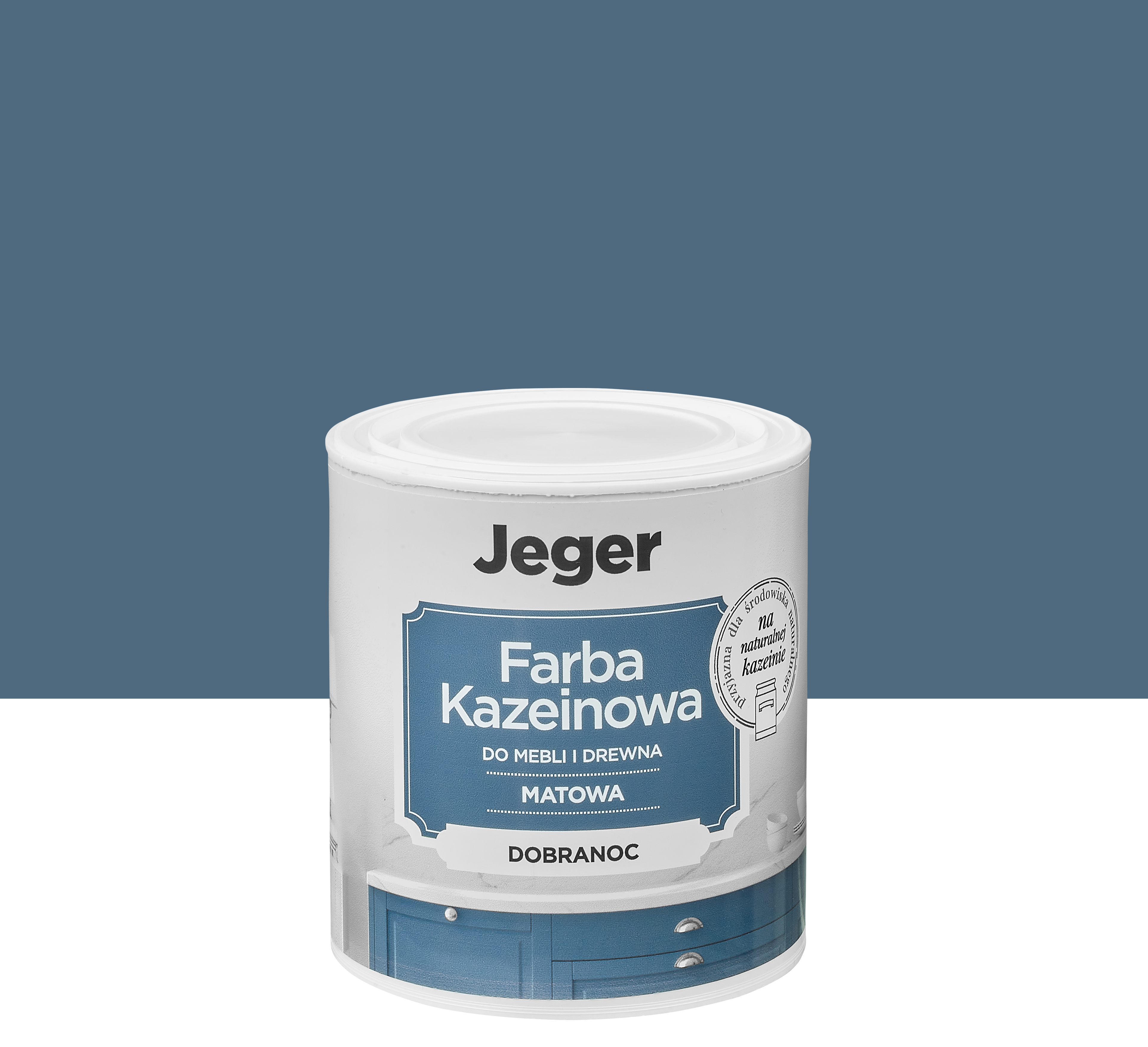 Farba kazeinowa 0.5 l dobranoc matowa Jeger