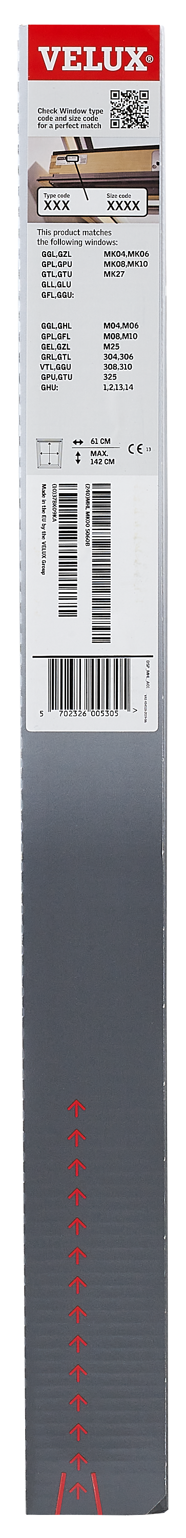 Markiza zewnętrzna okienna grafitowa 78x160 cm Velux - 11