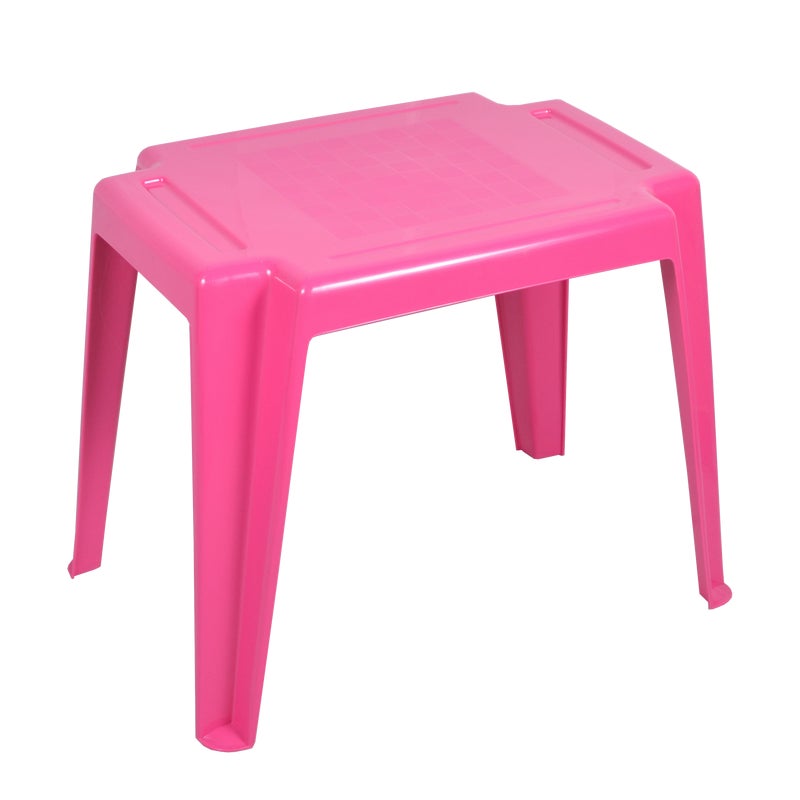 Stolik ogrodowy dla dzieci Lolek 59x41 cm różowy