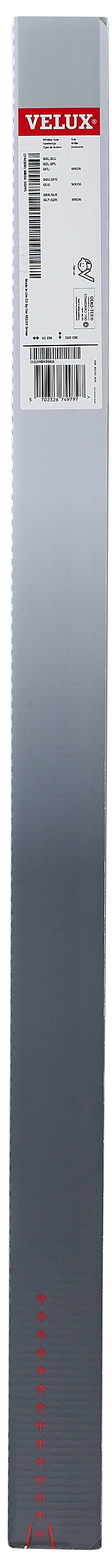 Roleta zaciemniająca do okna dachowego DKL MK06 3009S Czarna 78 x 118 cm Velux - 5
