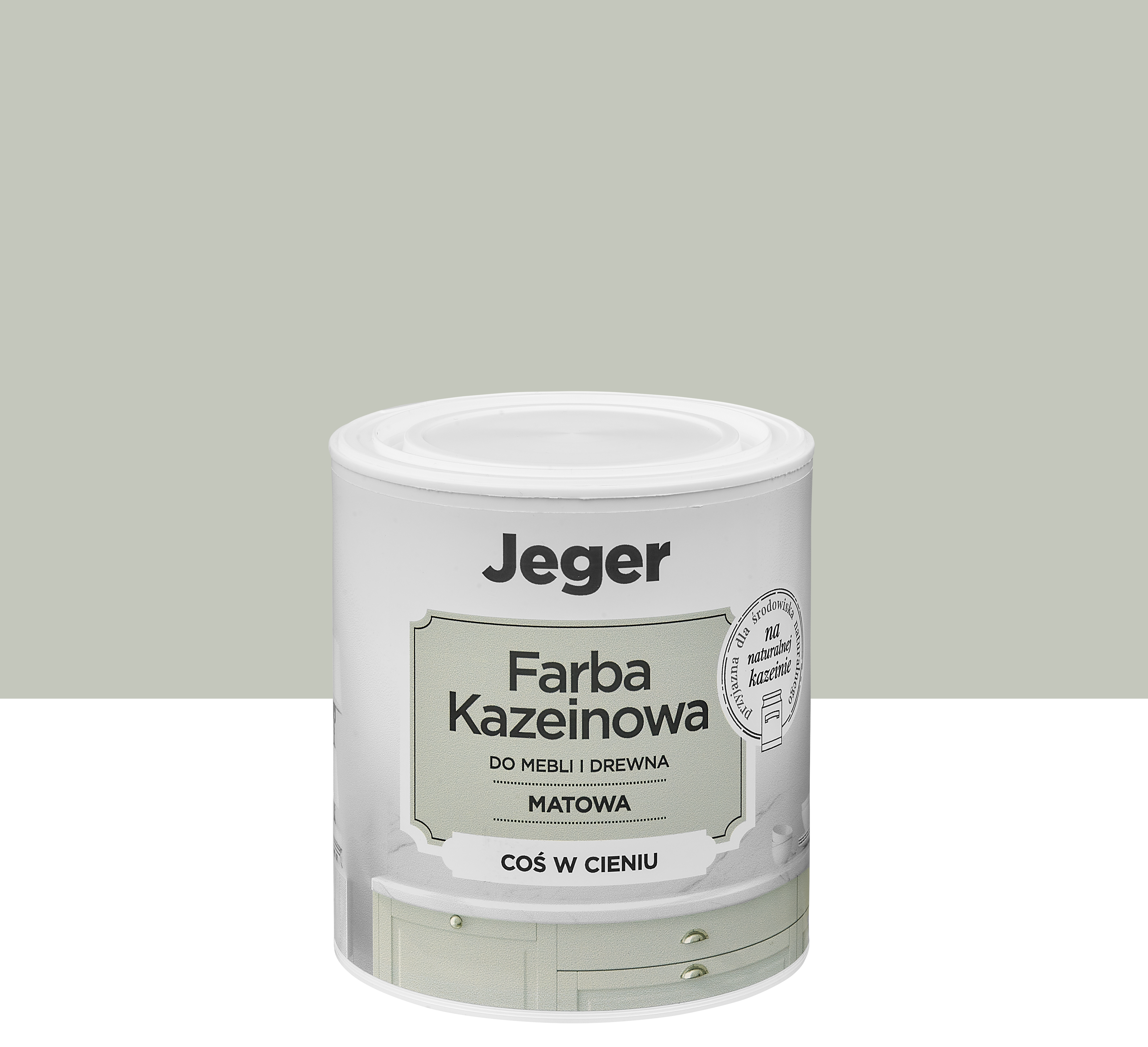 Farba kazeinowa 0.5 l coś w cieniu matowa Jeger