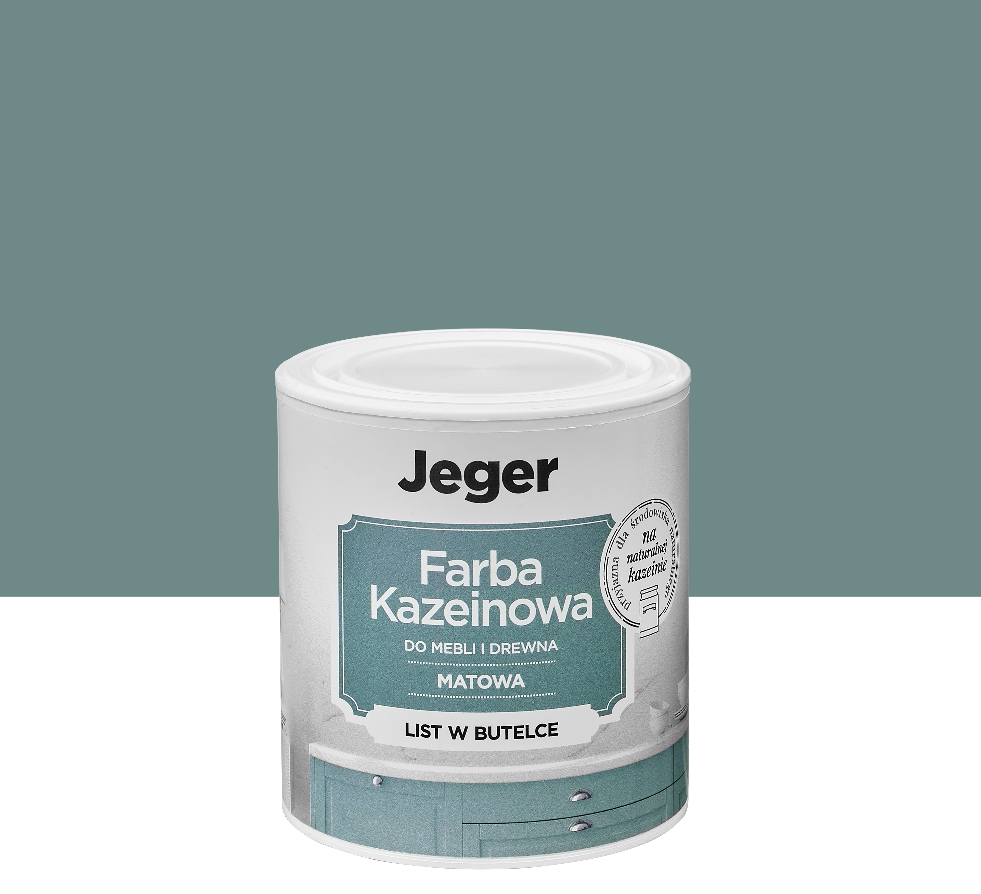 Farba kazeinowa 0.5 l List w butelce Jeger
