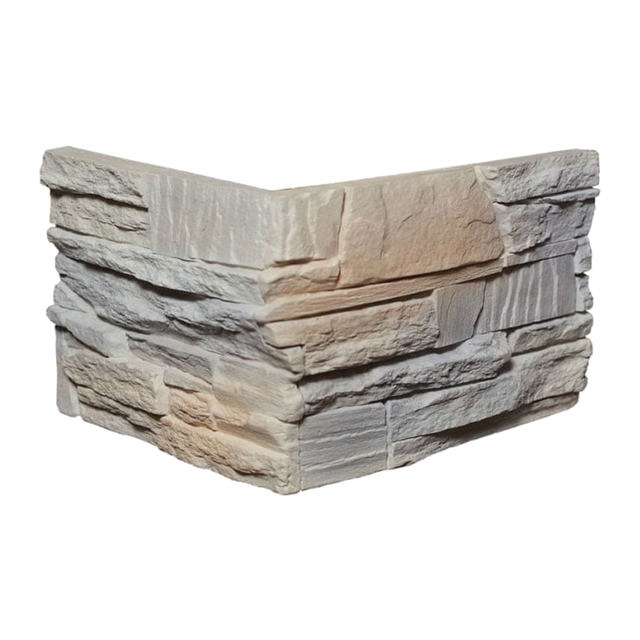 Narożnik elewacyjny dekoracyjny betonowy Elbrus brązowy 1.13 mb Max-Stone
