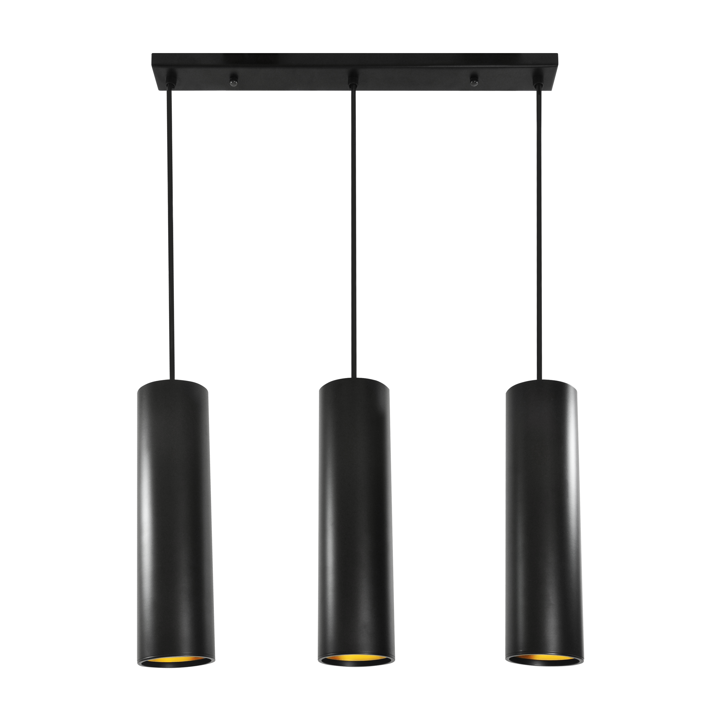 Lampa wisząca Lati czarna 3 x GU10 Il Mio