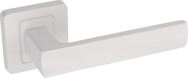 Klamka do drzwi wewnętrznych na rozecie Eureka Biała