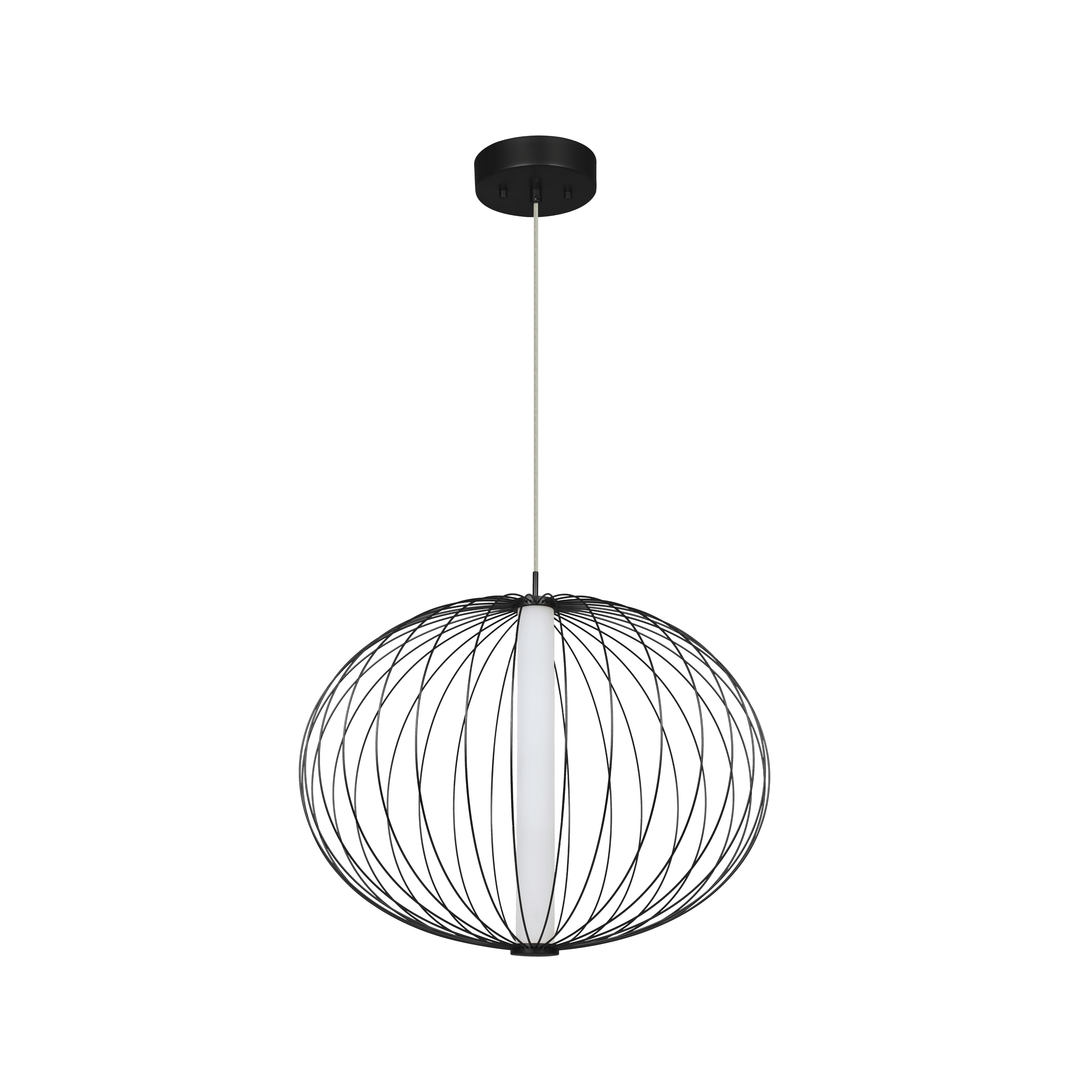 Lampa wisząca Treviso czarna 1600 lm LED Light Prestige