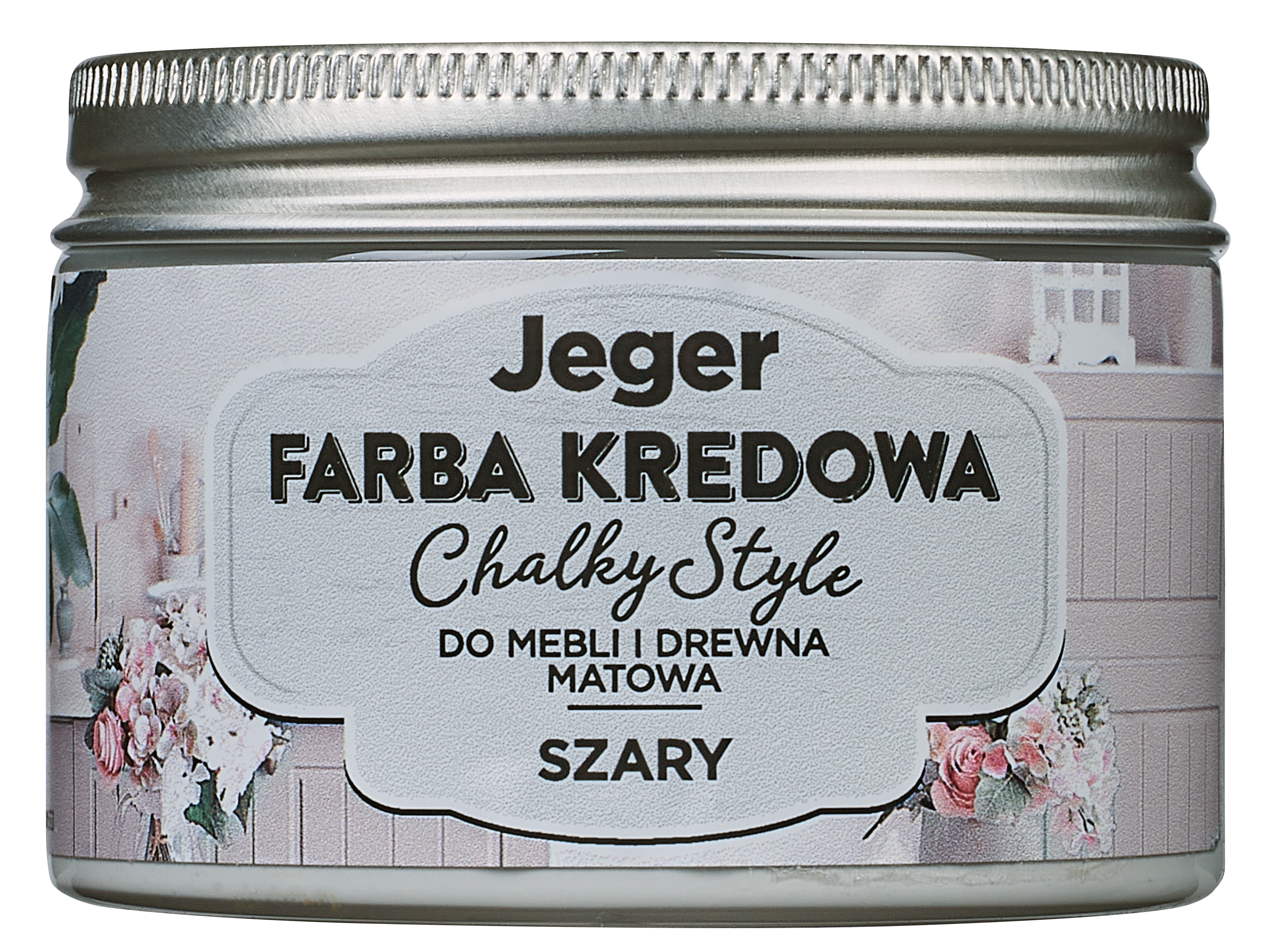 Farba kredowa do mebli CHALKY STYLE 125 ml Gray Matowa JEGER - 2