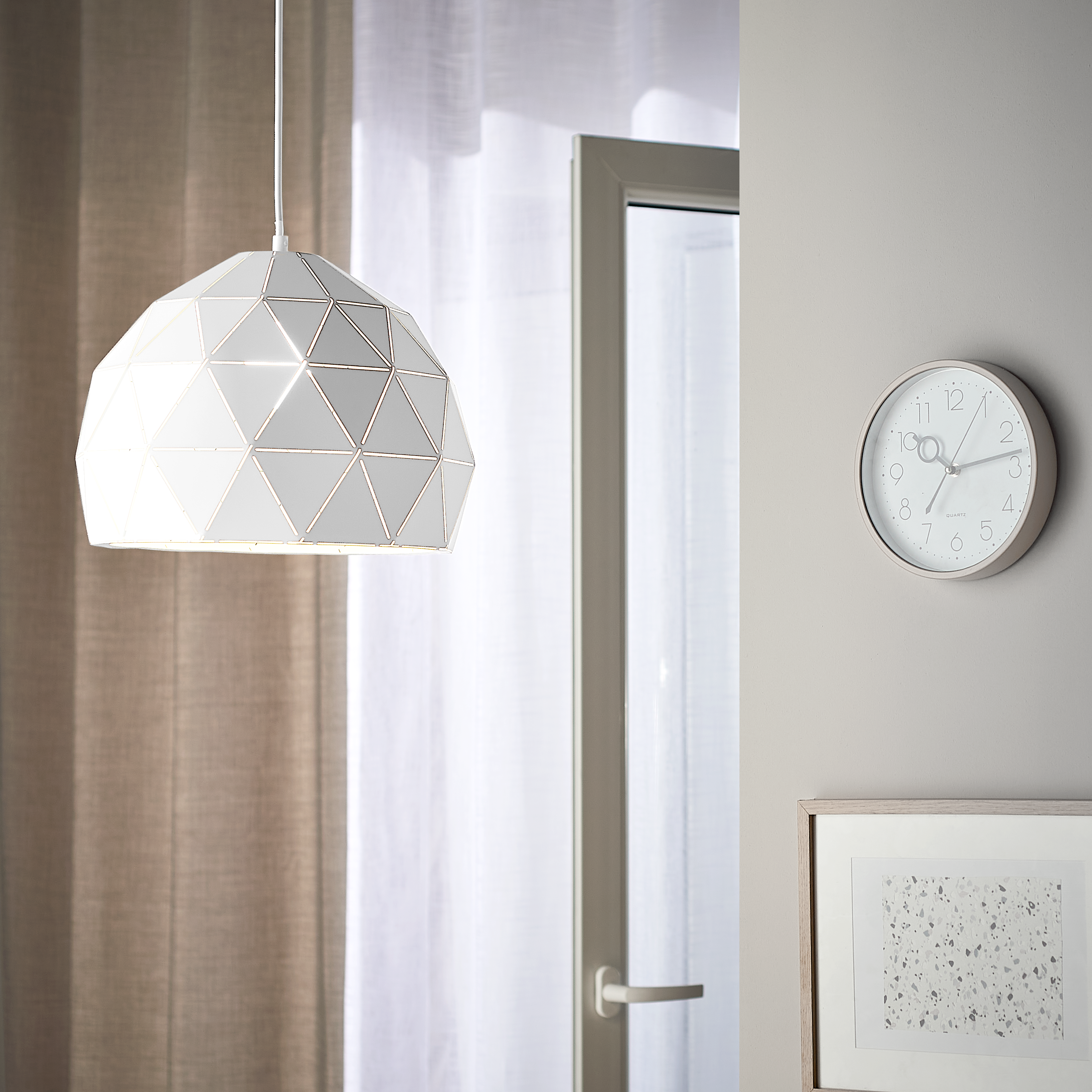 Lampa wisząca Harley biała E27 Italux - 3