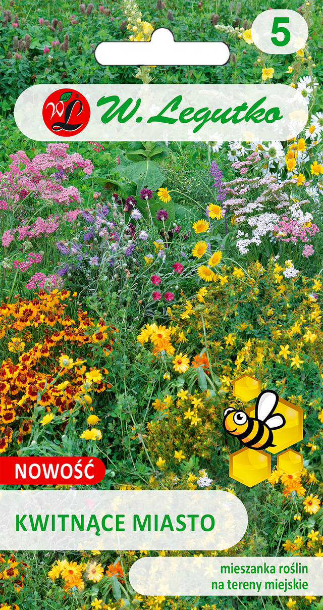 Mieszanka roślin Kwitnące miasto nasiona W.Legutko