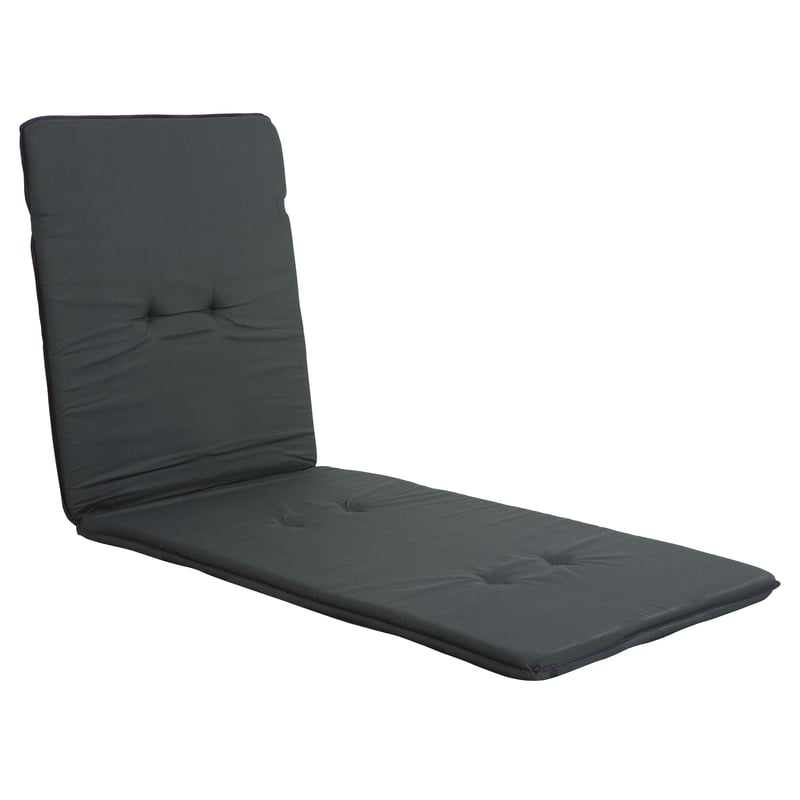 Poduszka na leżak 60x185x4 cm Mona antracytowa Patio