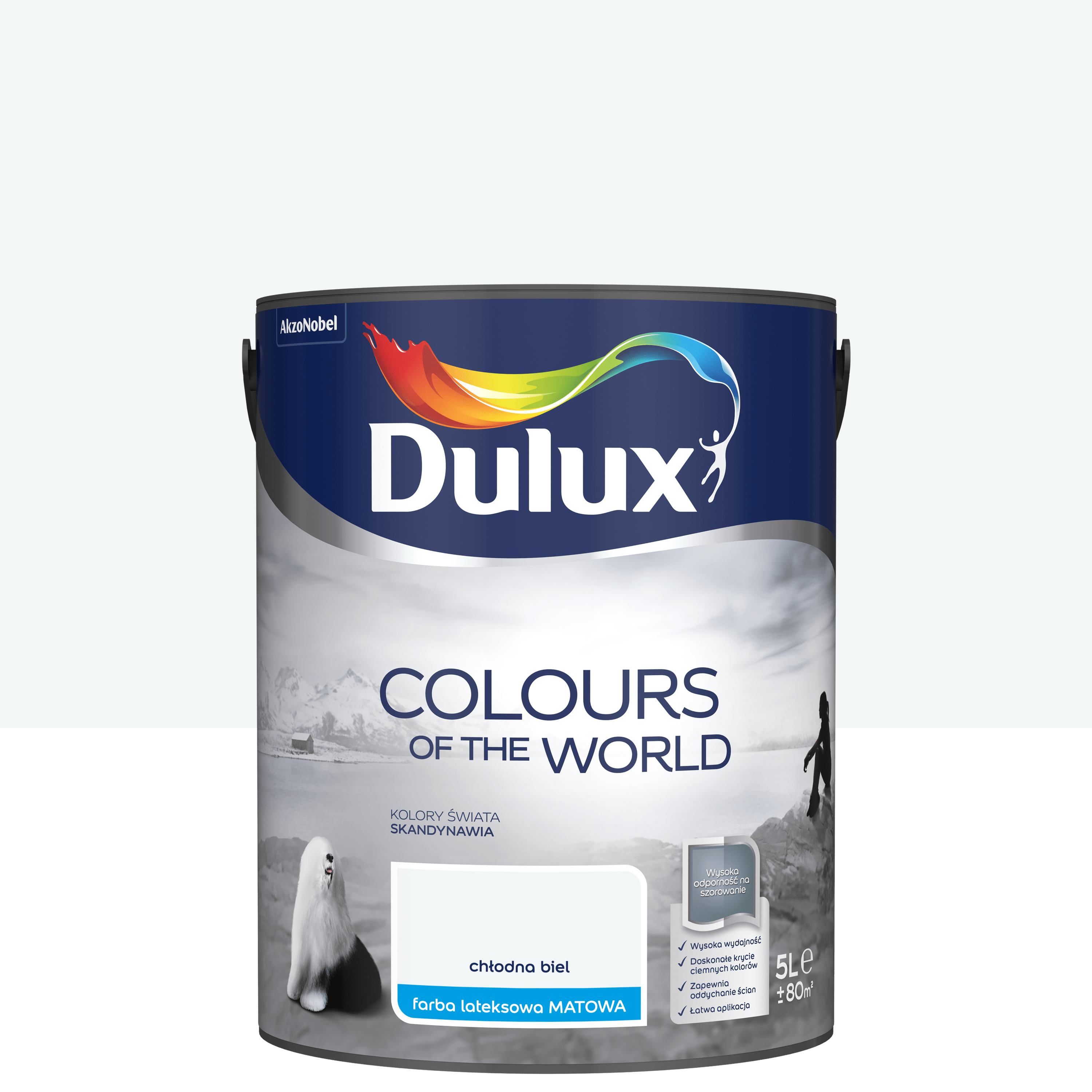 Farba Dulux Kolory świata Chłodna biel 5 l
