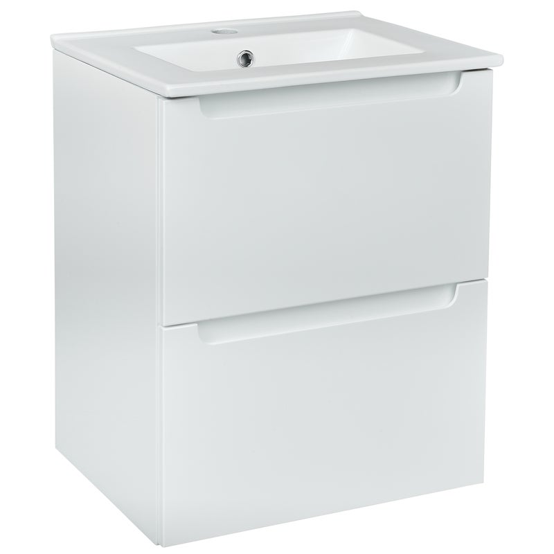 Zestaw szafka łazienkowa z umywalką Stilla 51.5x40 cm Defra