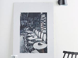 Marco de fotos Manu - madera y cristal - blanco - 21x30 cm - Atmosphera  créateur d'intérieur
