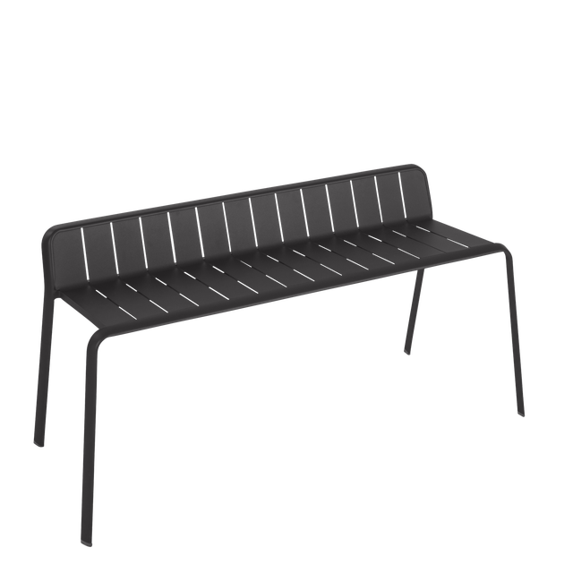 Banc de jardin NATERIAL Idaho en aluminium gris